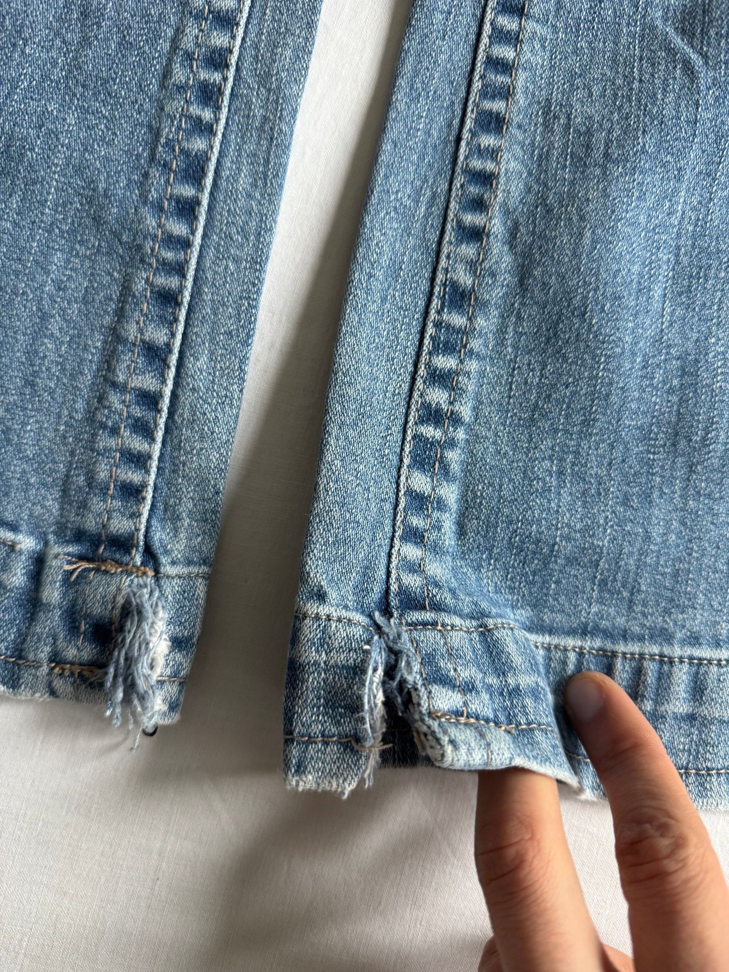 👖 Blugi Y2K Bootcut Industrial Cotton – US 5 / EU 36 - anbracaminte