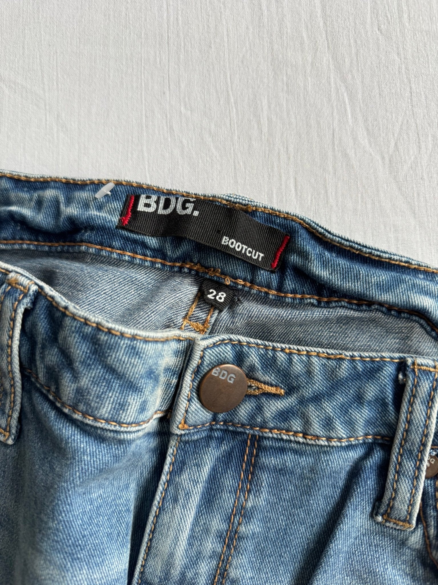 👖 Blugi Y2K Bootcut Light Wash – Mărime US 28 / EU 38 - anbracaminte