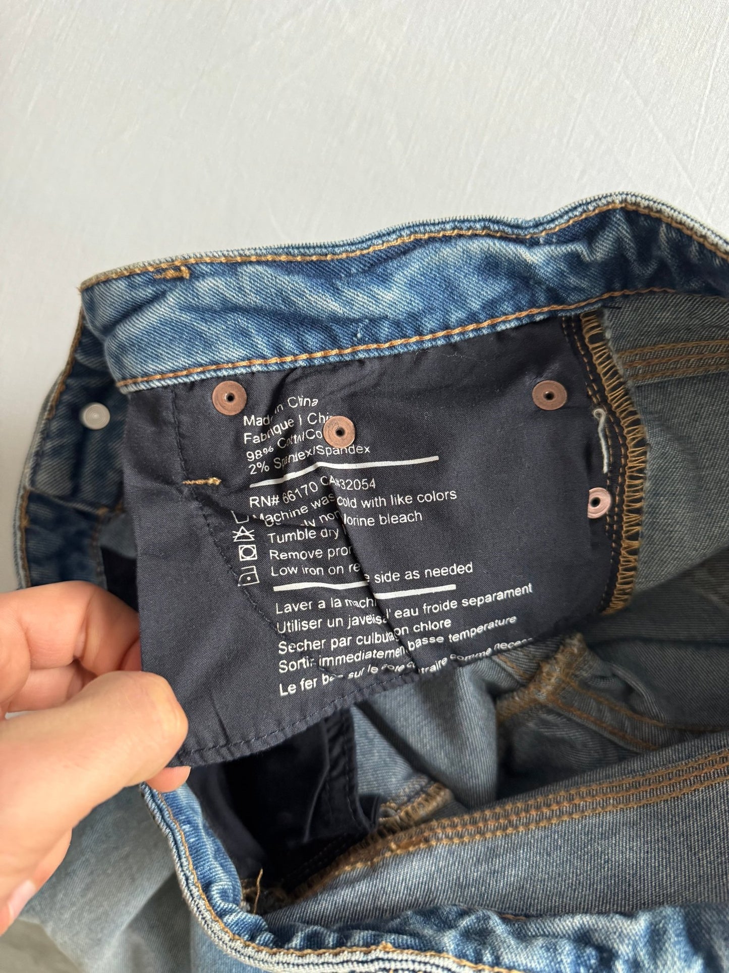 👖 Blugi Y2K Bootcut Light Wash – Mărime US 28 / EU 38 - anbracaminte