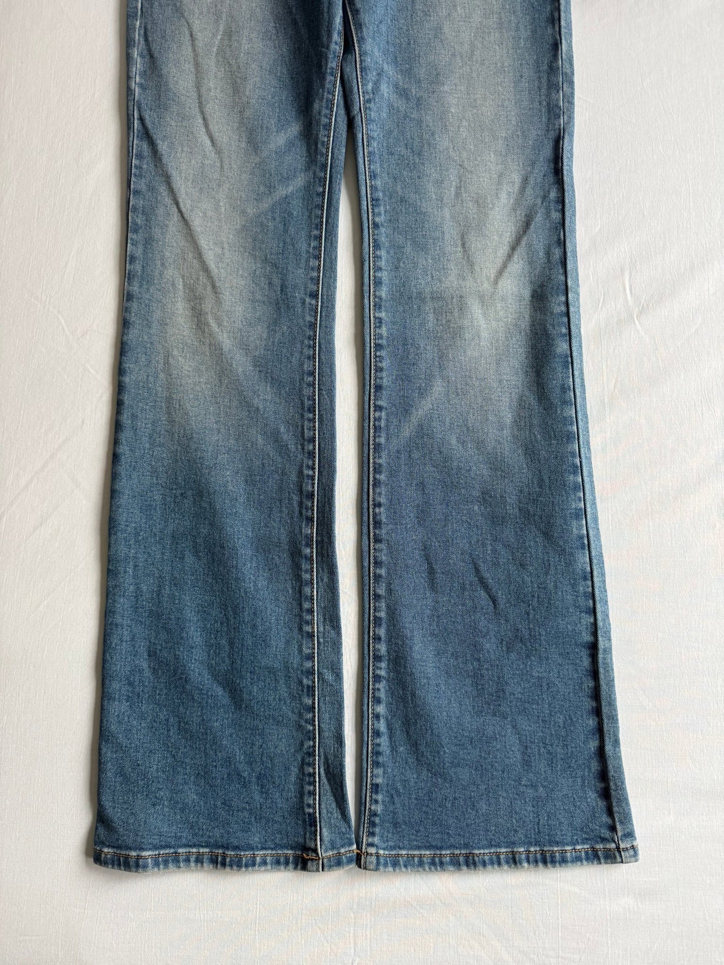 👖 Blugi Y2K Bootcut Light Wash – Mărime US 28 / EU 38 - anbracaminte