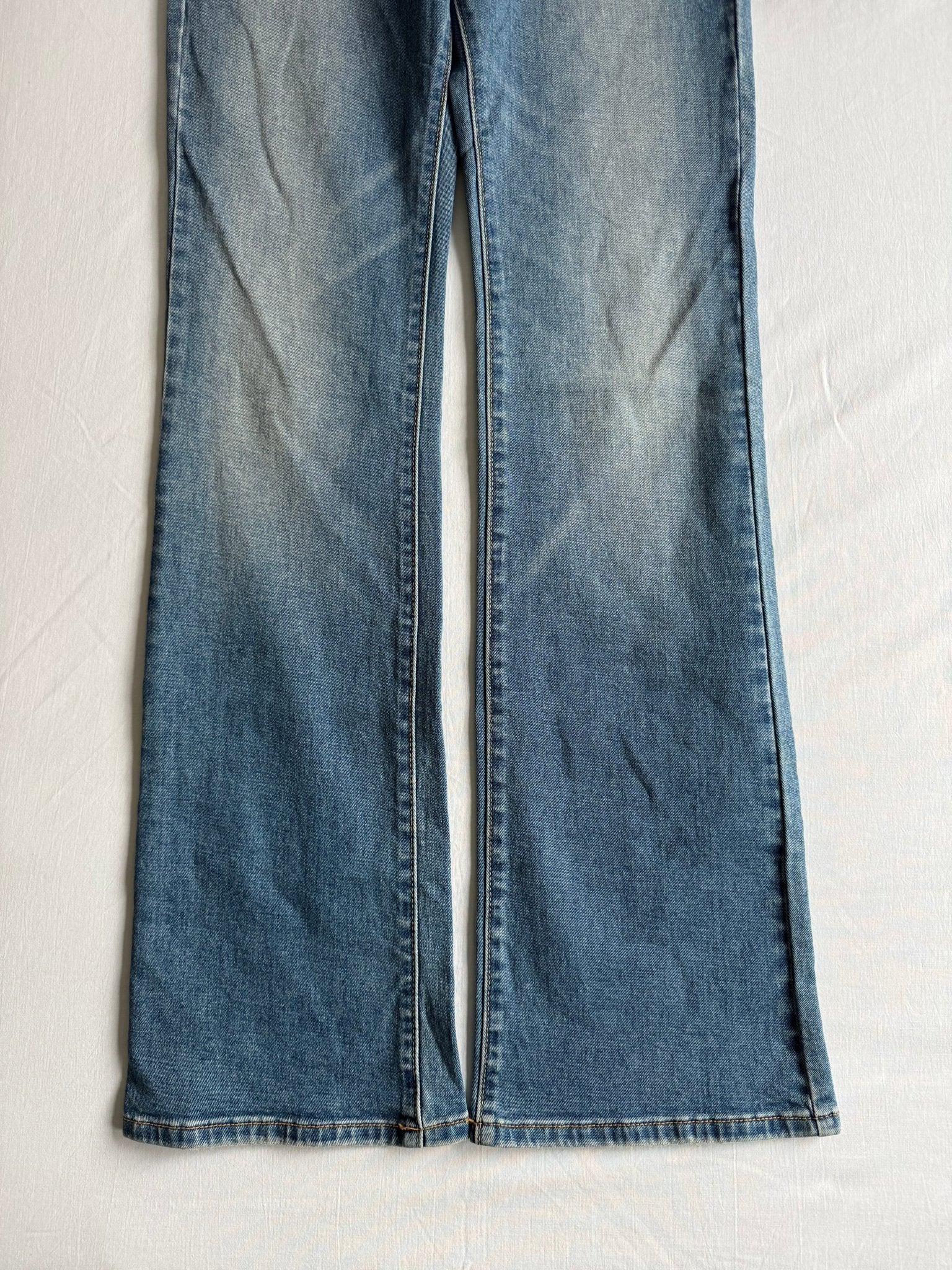 👖 Blugi Y2K Bootcut Light Wash – Mărime US 28 / EU 38 - anbracaminte