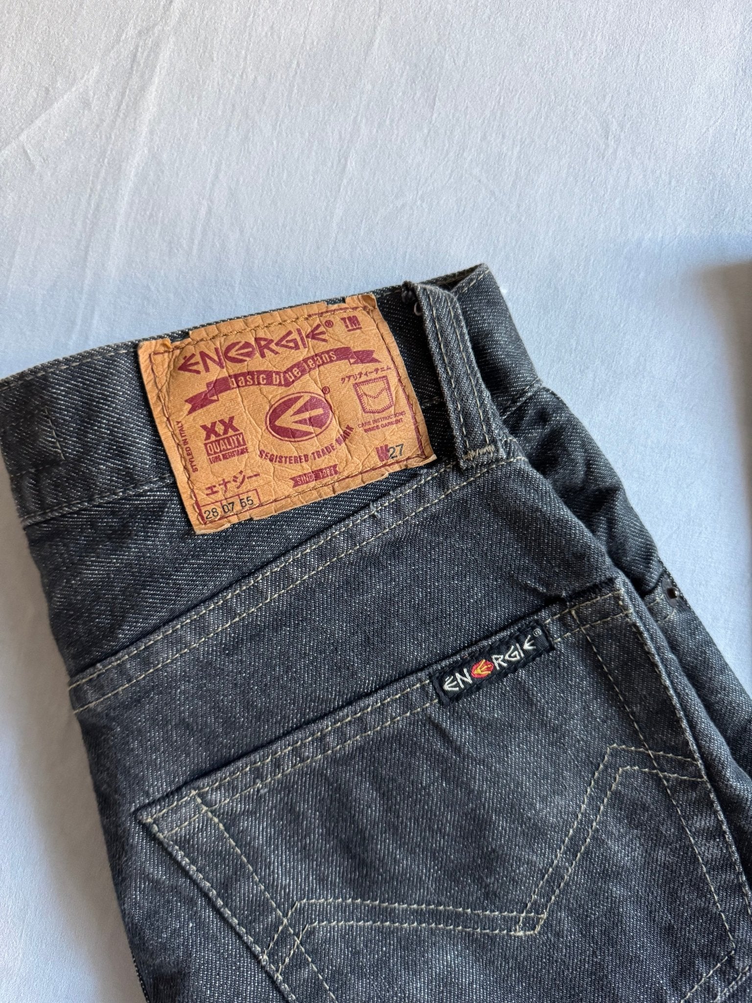 👖 Blugi Y2K Energie – Dark Grey – mărimea W27 - anbracaminte