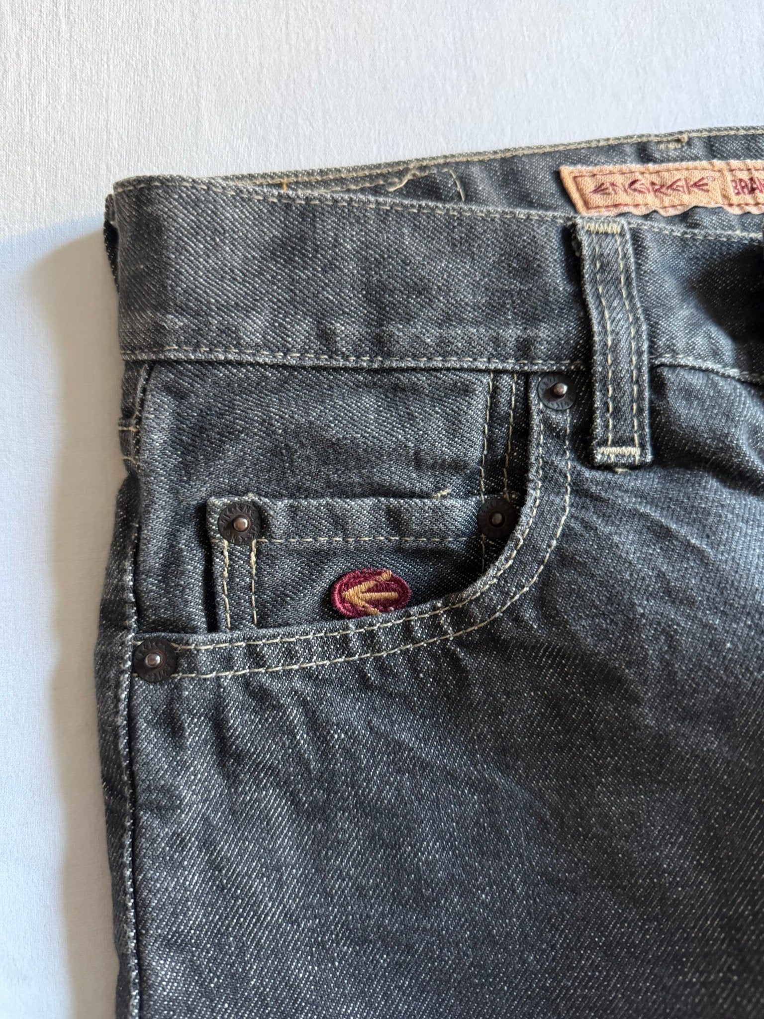 👖 Blugi Y2K Energie – Dark Grey – mărimea W27 - anbracaminte