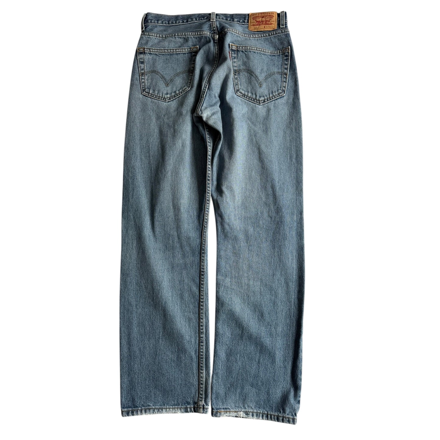 👖 Blugi Y2K Levi’s 505 Light Wash – W33 L32 (Relaxed Fit) - anbracaminte