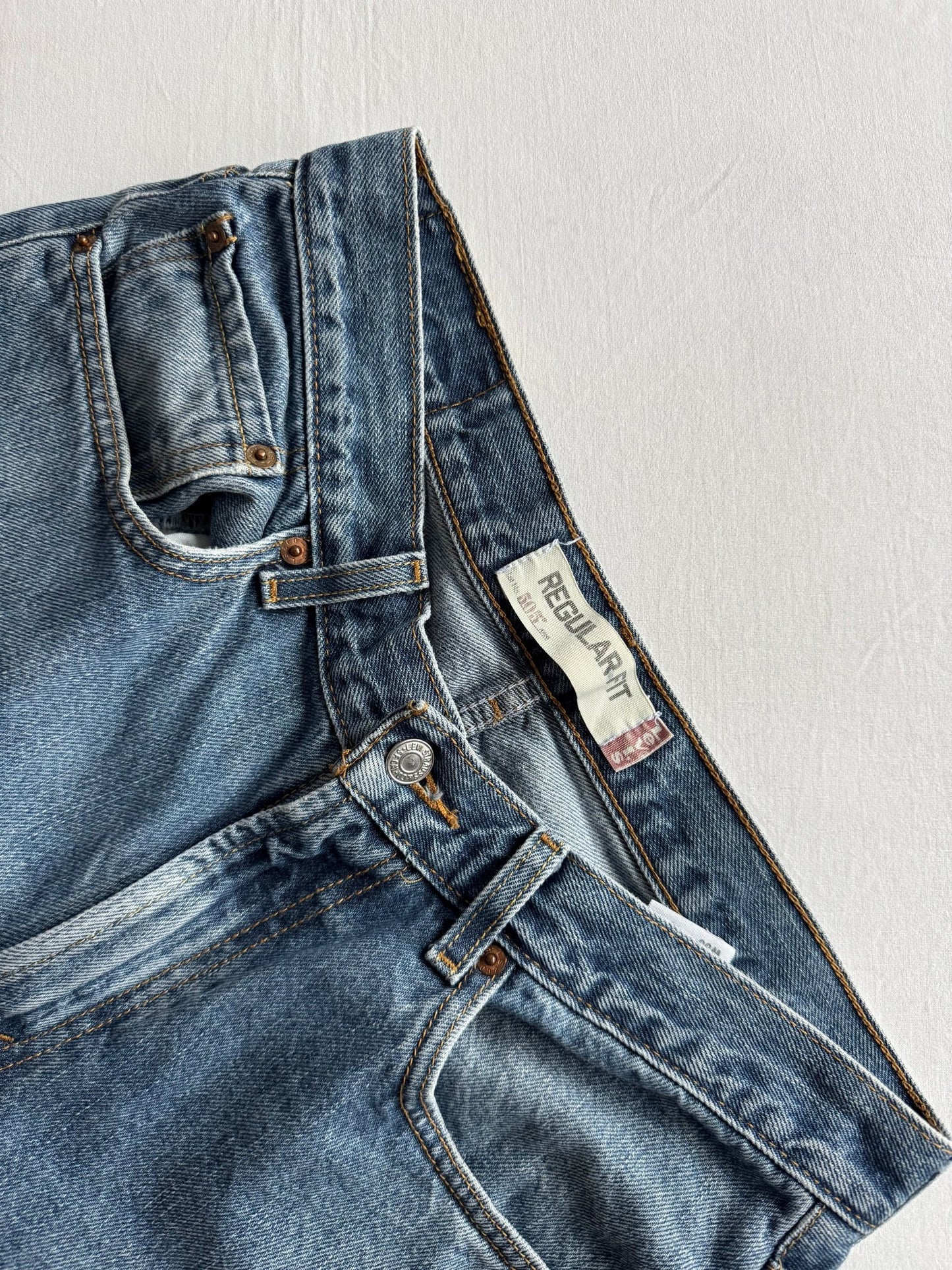 👖 Blugi Y2K Levi’s 505 Light Wash – W33 L32 (Relaxed Fit) - anbracaminte