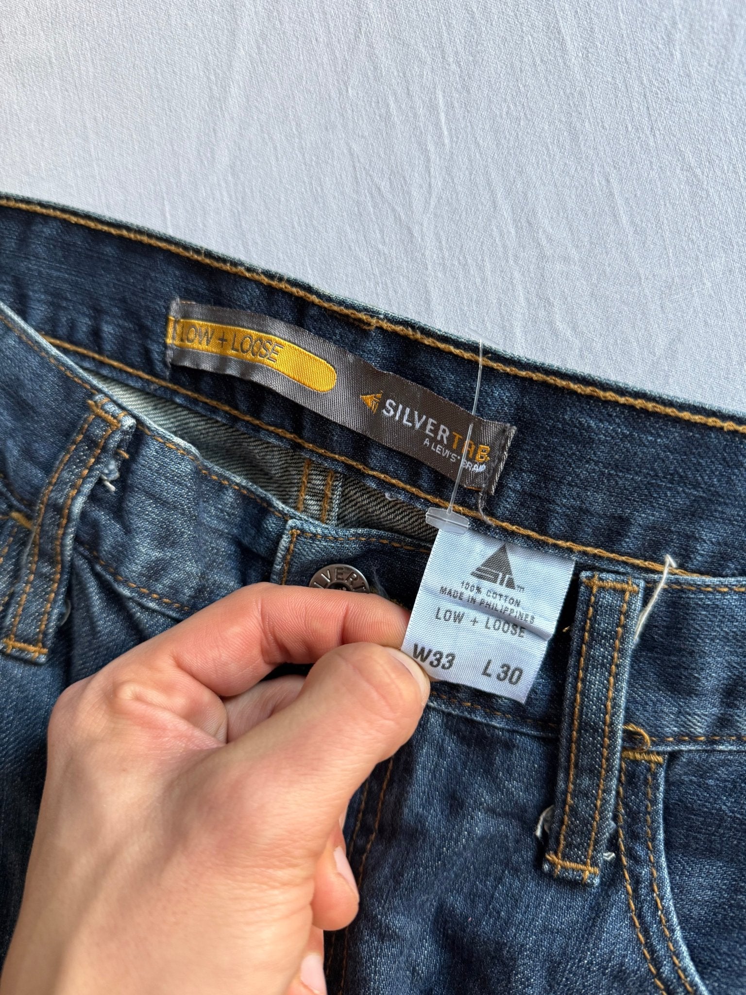👖 Blugi Y2K Levi’s SilverTab Loose Fit – W33 L30 - anbracaminte
