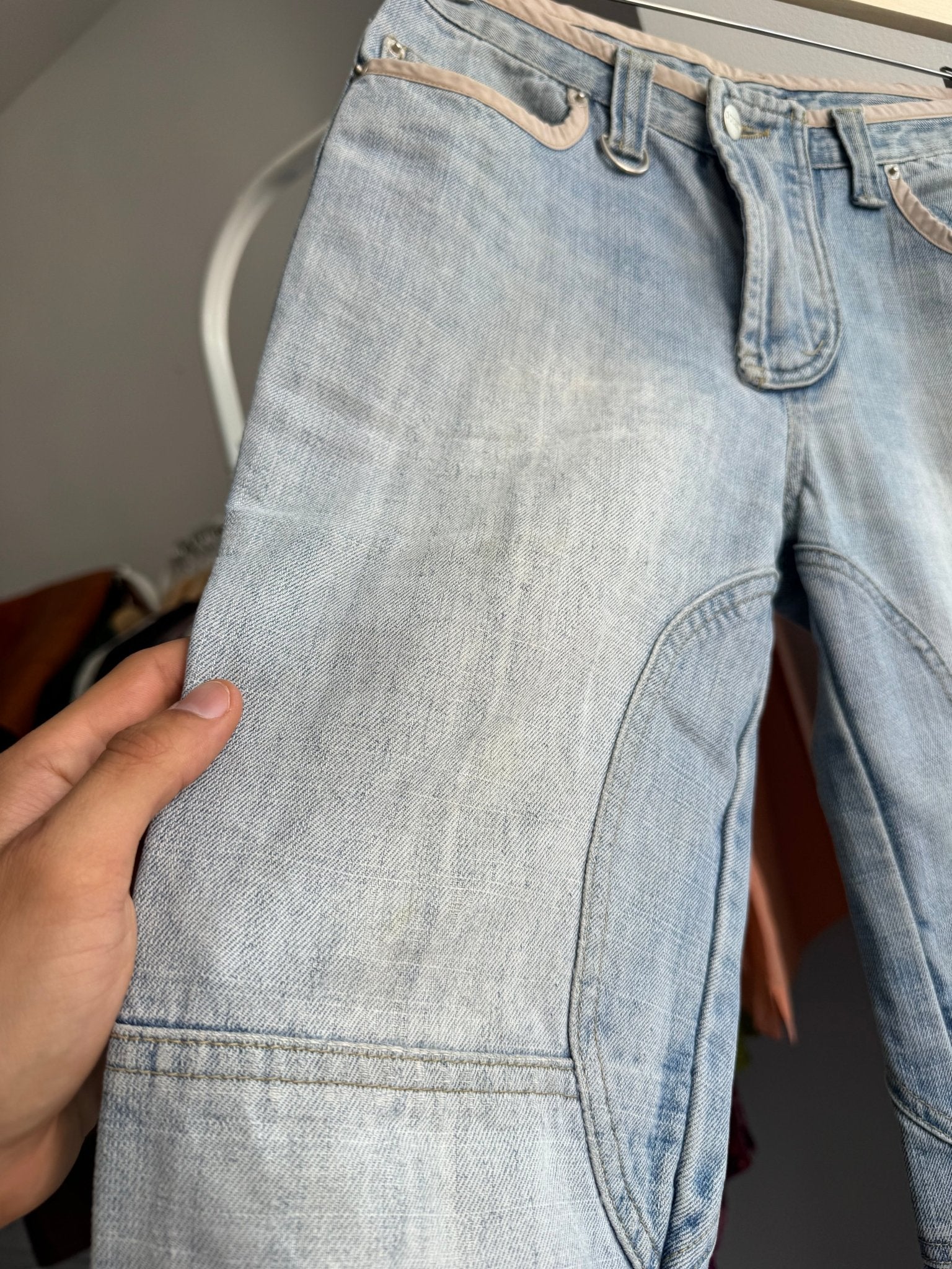 👖 Blugi Y2K Light Wash Relaxed Fit – IT 42 Damă (M) - anbracaminte