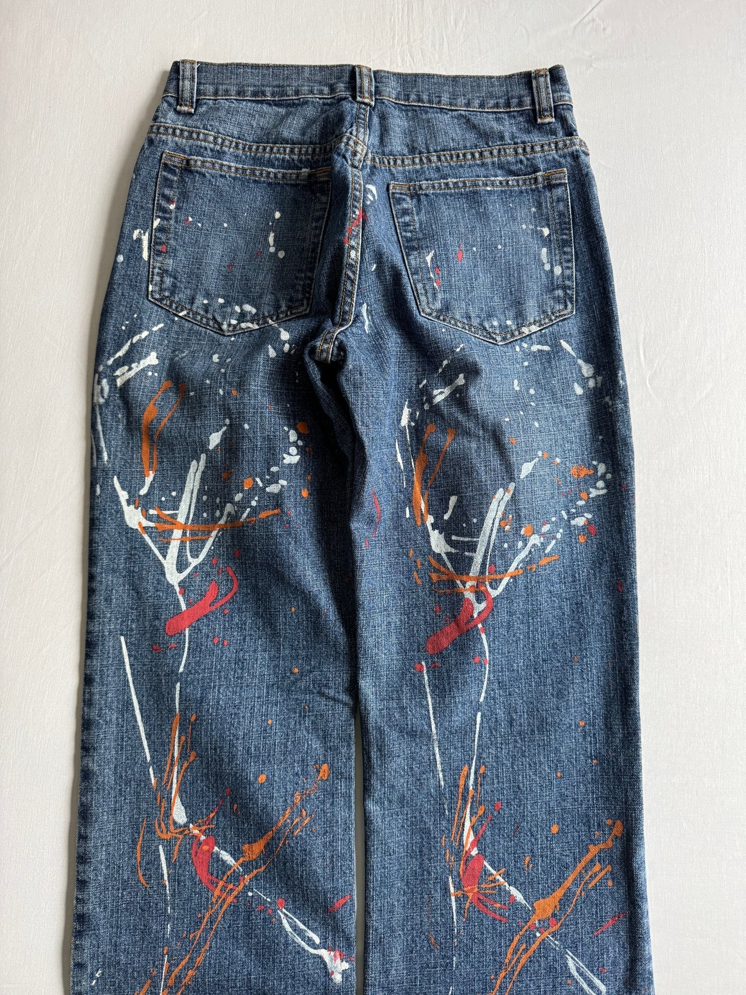 🎨 Blugi Y2K Painter – Relaxed Fit – US 29 - anbracaminte