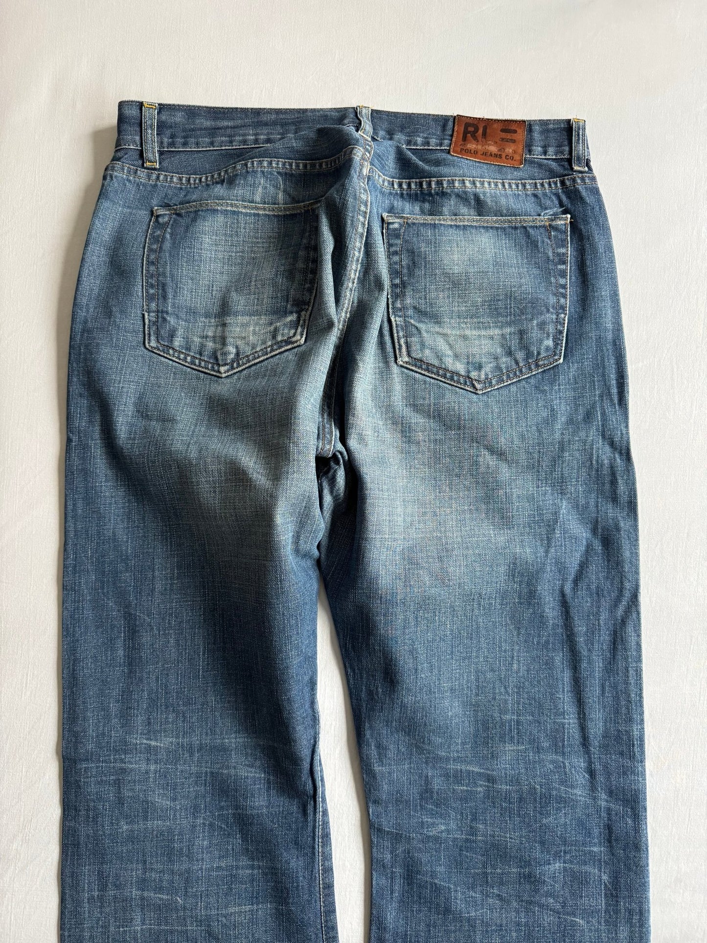 👖 Blugi Y2K Polo Jeans by Ralph Lauren / Bootcut (W32 - W33) - anbracaminte