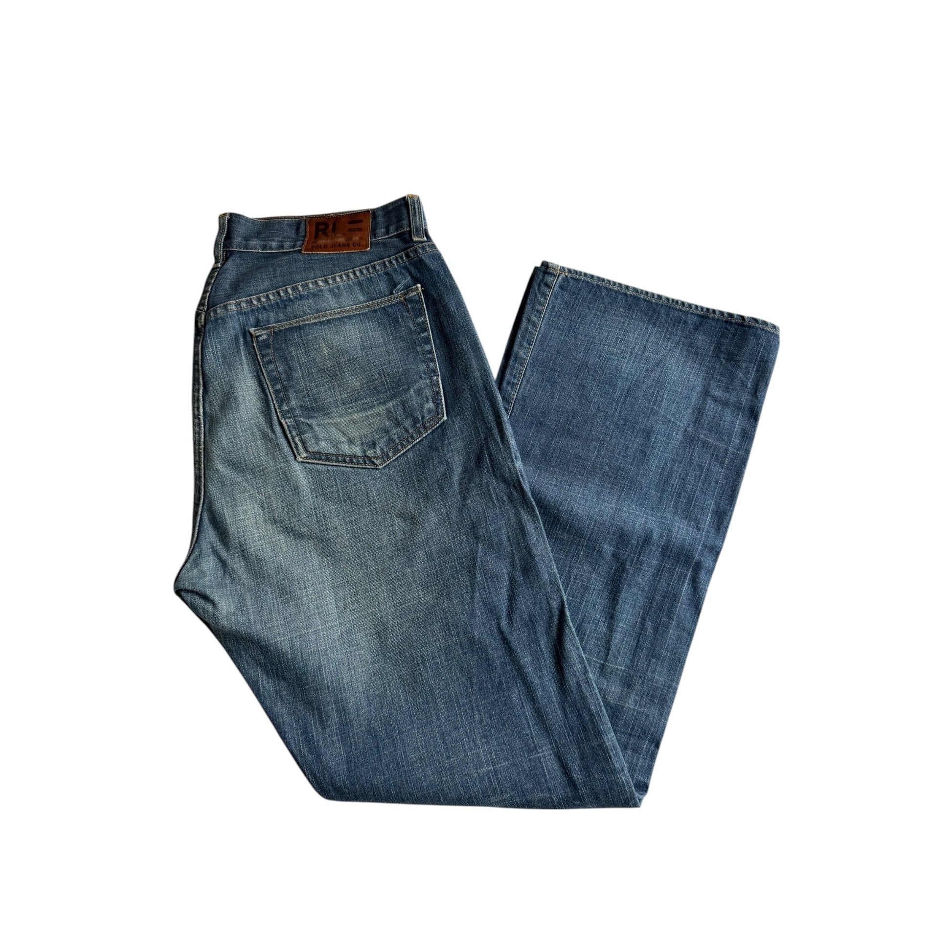 👖 Blugi Y2K Polo Jeans by Ralph Lauren / Bootcut (W32 - W33) - anbracaminte