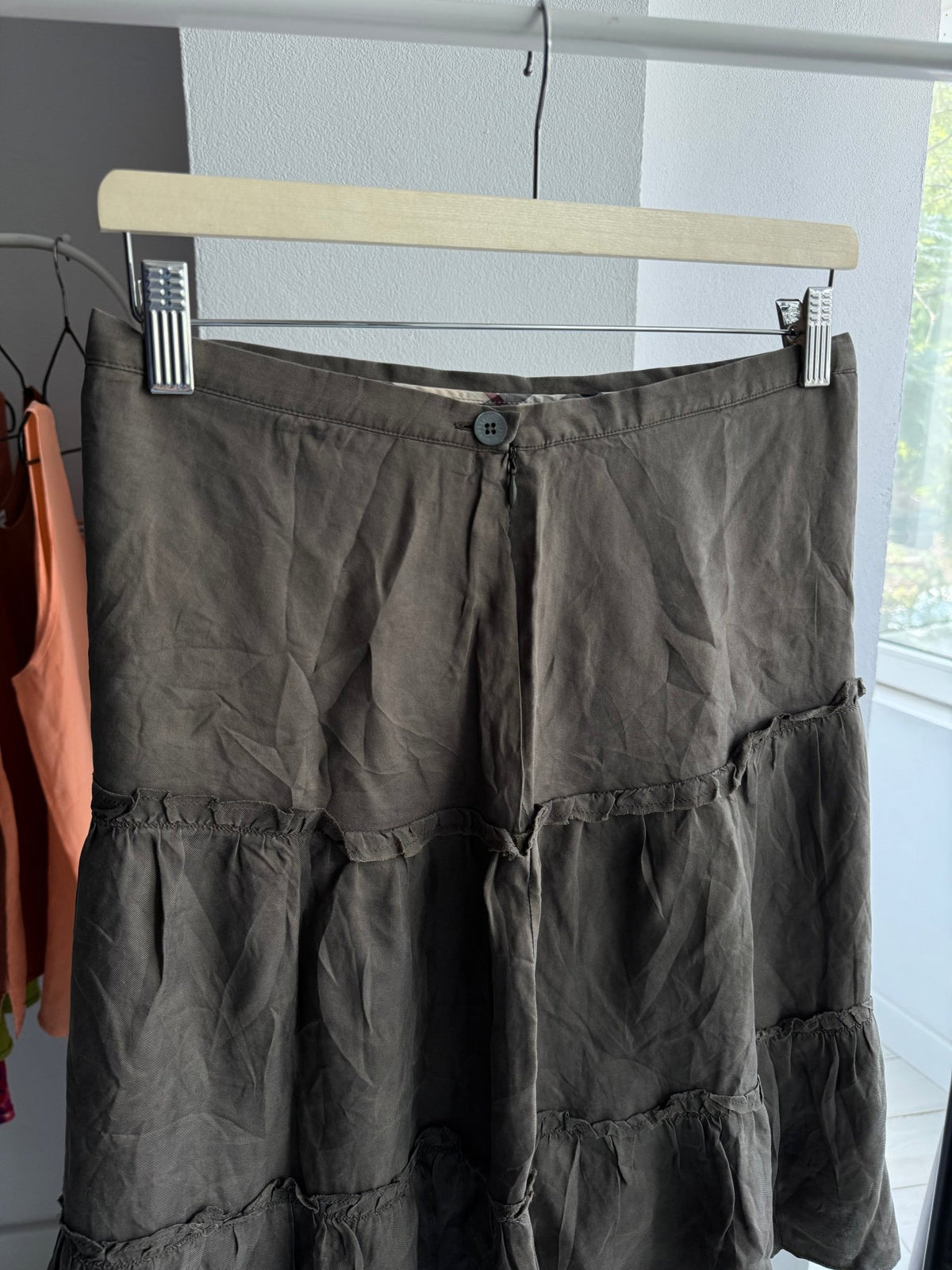 ☀️ Burberry Fustă Mătase Y2K – US 6 / S Femei | Made in Italy - anbracaminte