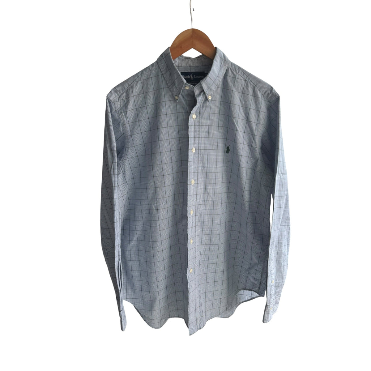 🐴 Cămașă Carouri Polo Ralph Lauren Vintage | Relaxed Fit – L Bărbați - anbracaminte