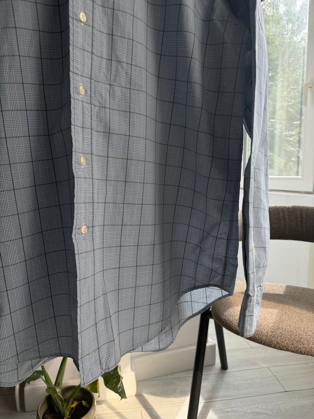 🐴 Cămașă Carouri Polo Ralph Lauren Vintage | Relaxed Fit – L Bărbați - anbracaminte
