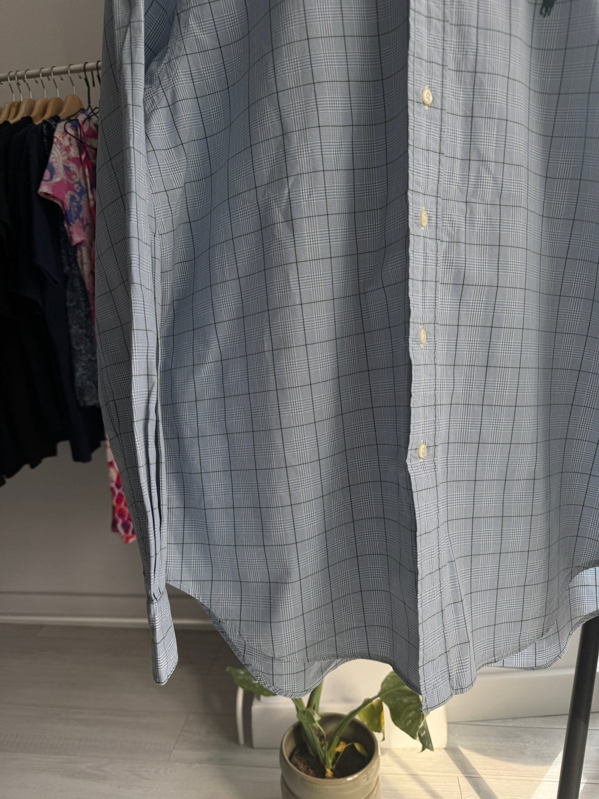 🐴 Cămașă Carouri Polo Ralph Lauren Vintage | Relaxed Fit – L Bărbați - anbracaminte