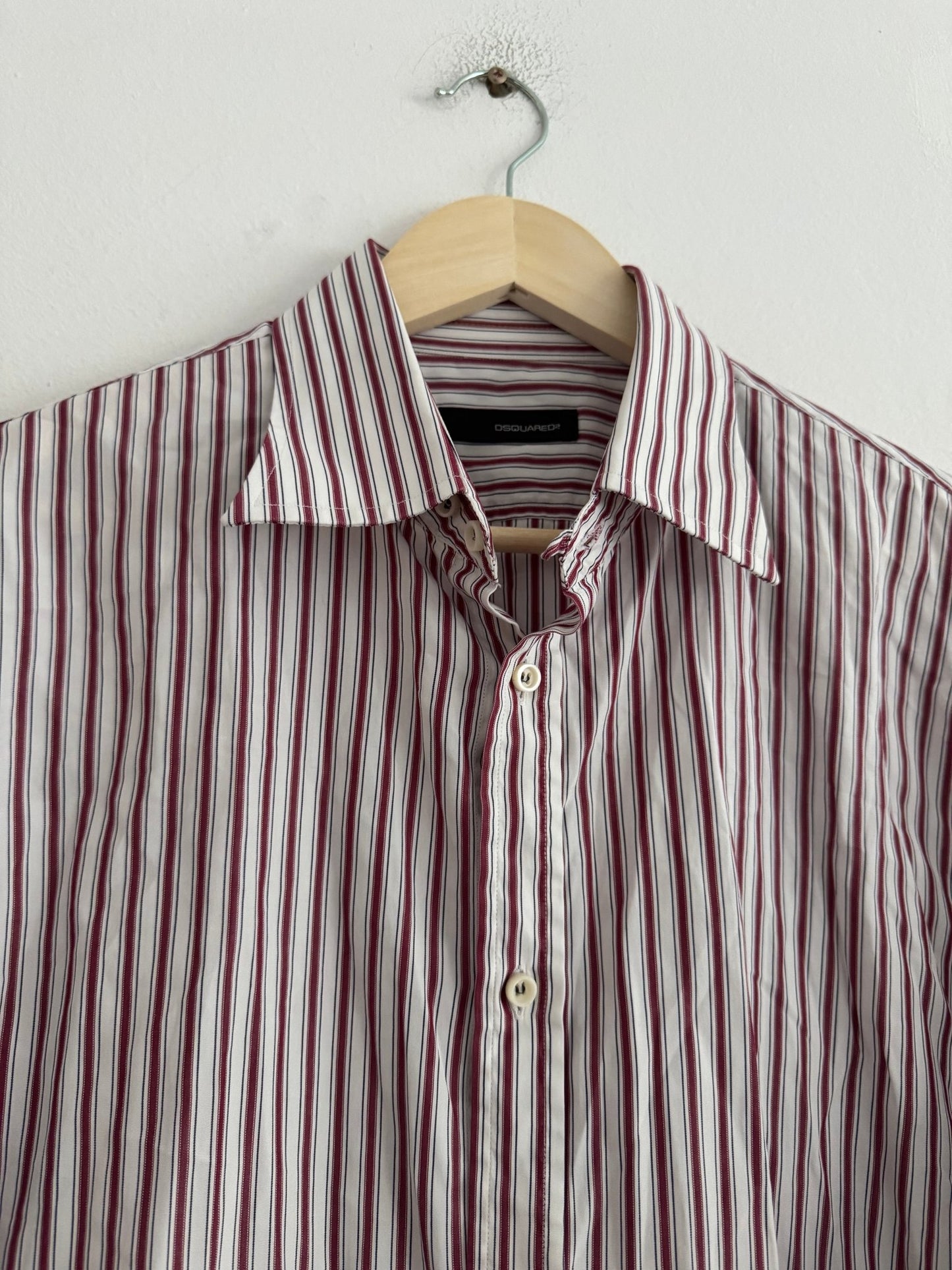👔 Cămașă Dsquared² în Dungi – Bărbați | XL | Made in Italy | Y2K - anbracaminte