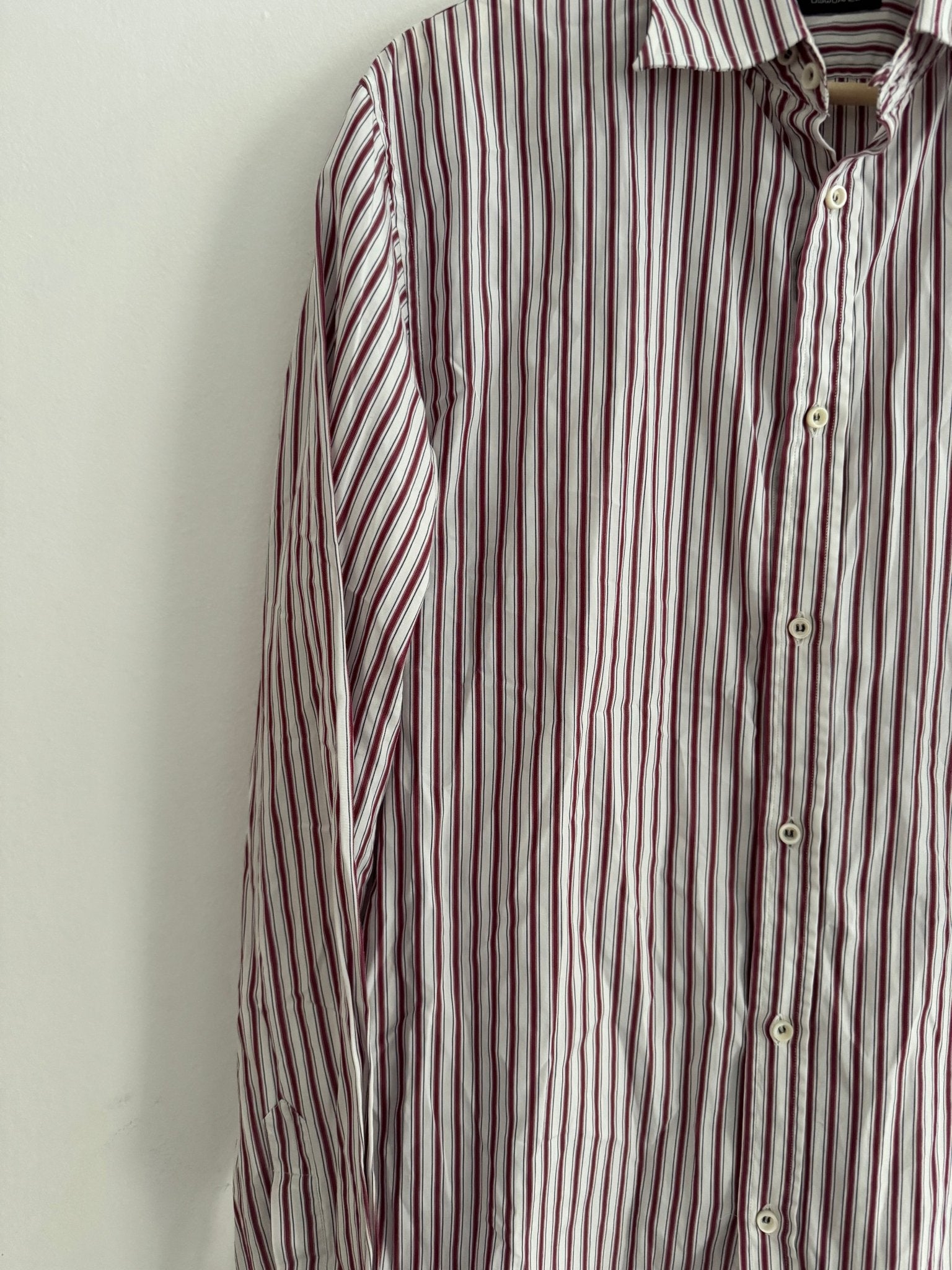 👔 Cămașă Dsquared² în Dungi – Bărbați | XL | Made in Italy | Y2K - anbracaminte