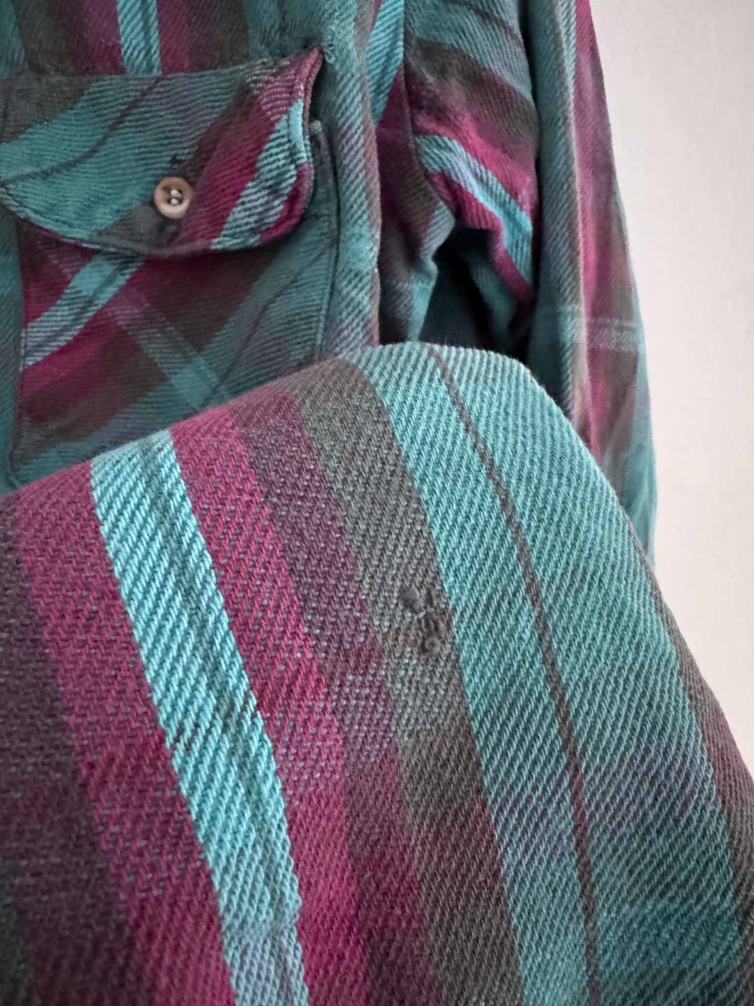 👕 Cămașă Flannel Five Brother anii ’70 – Made in USA – M Bărbați - anbracaminte