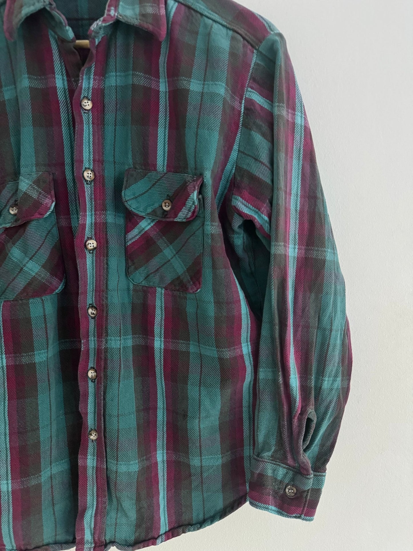 👕 Cămașă Flannel Five Brother anii ’70 – Made in USA – M Bărbați - anbracaminte