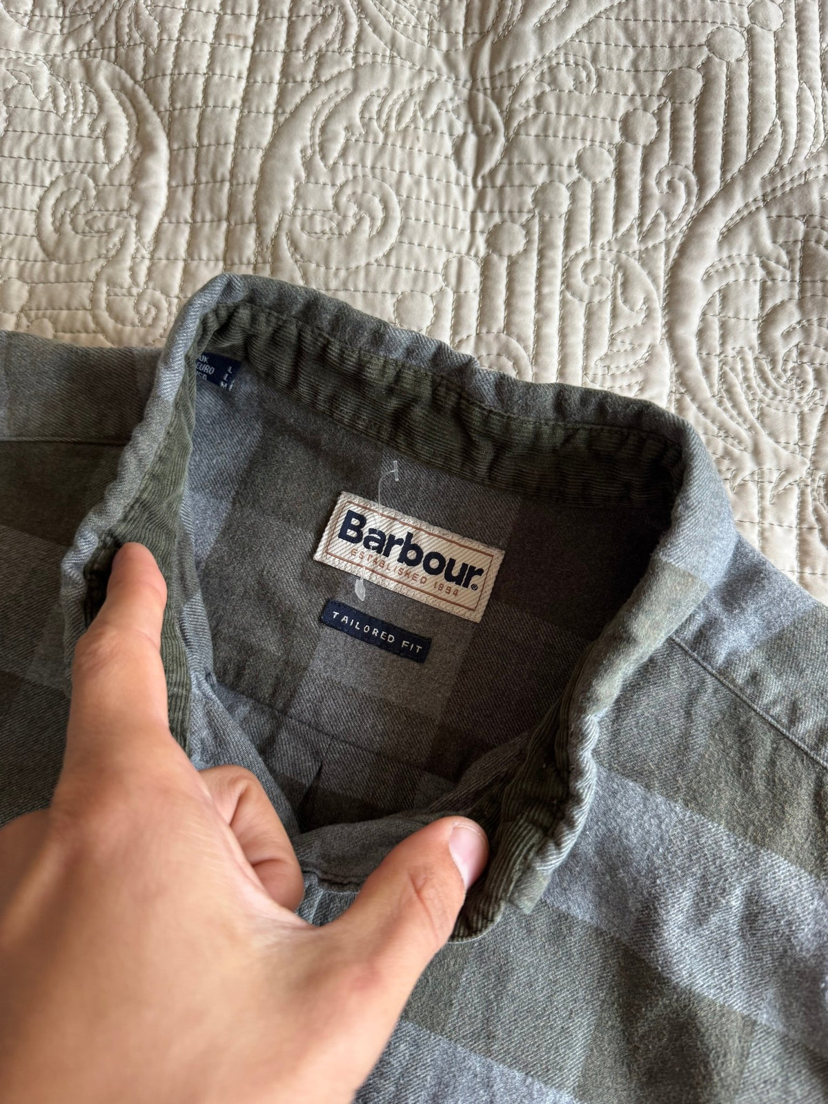 Cămașă Flannel în Carouri Barbour | L Bărbați - anbracaminte