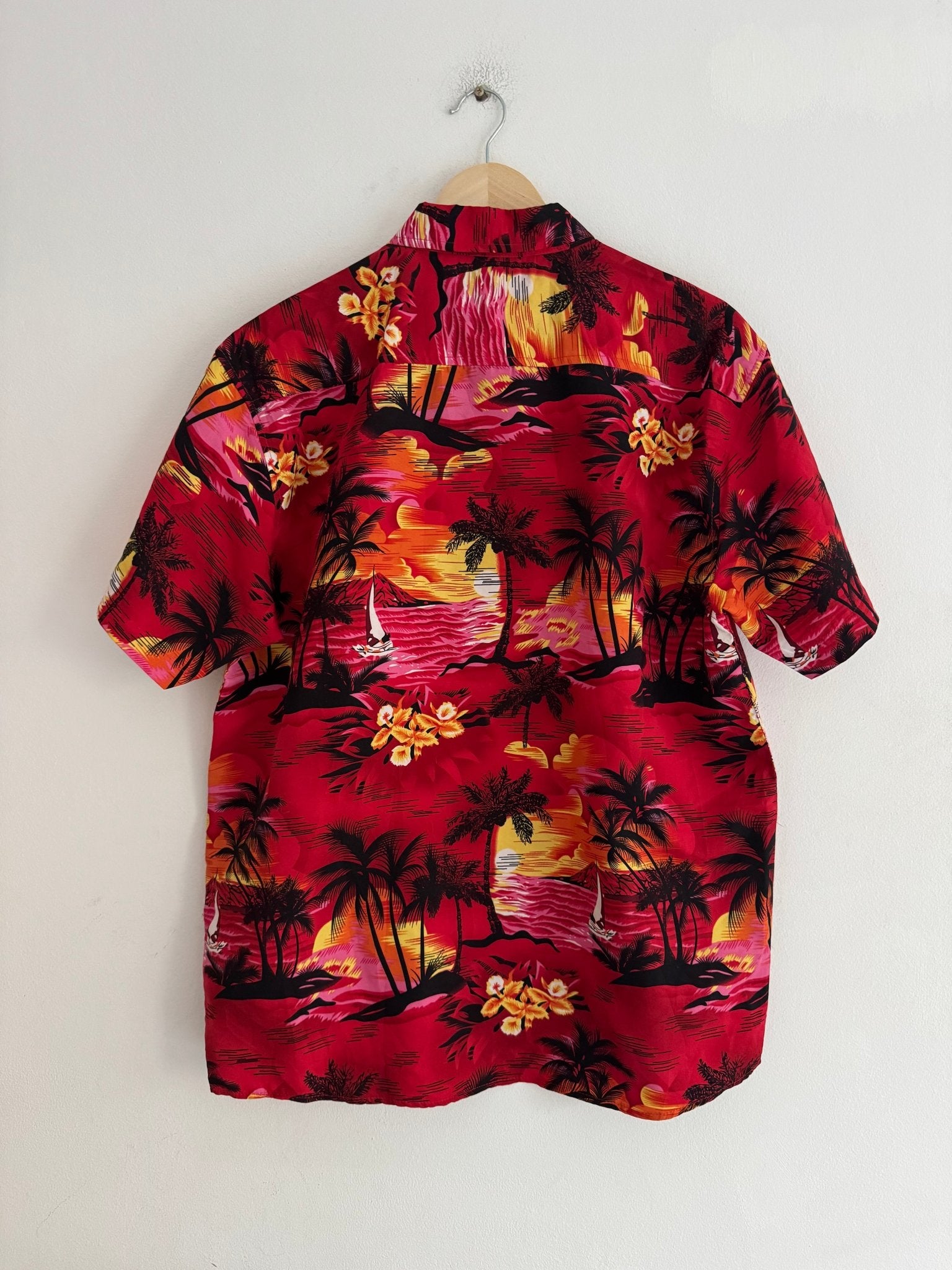 🌺 Cămașă Hawaiiană cu Print – M - anbracaminte
