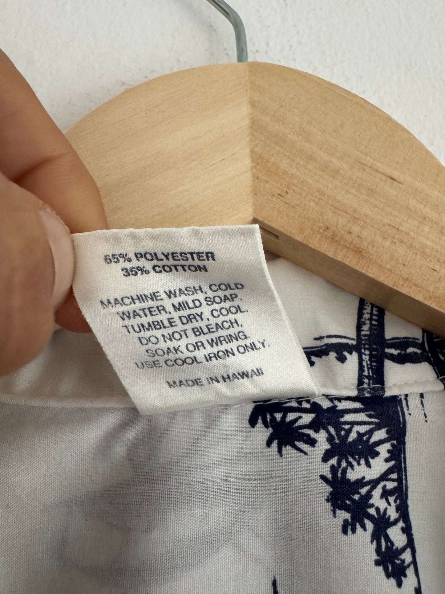 🌺 Cămașă Hawaiiană Vintage Albă cu Print – S – Made in Hawaii - anbracaminte