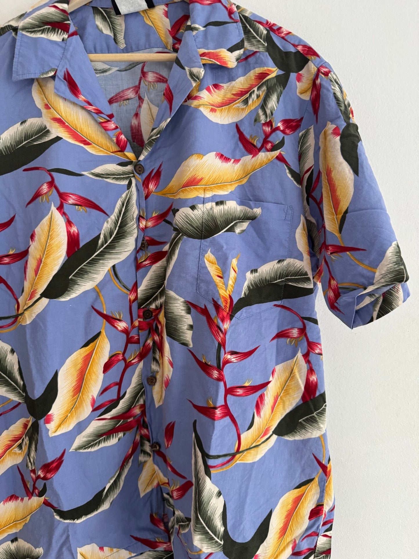 🌺 Cămașă Hawaiiană Vintage cu Print – XL – Made in Hawaii - anbracaminte