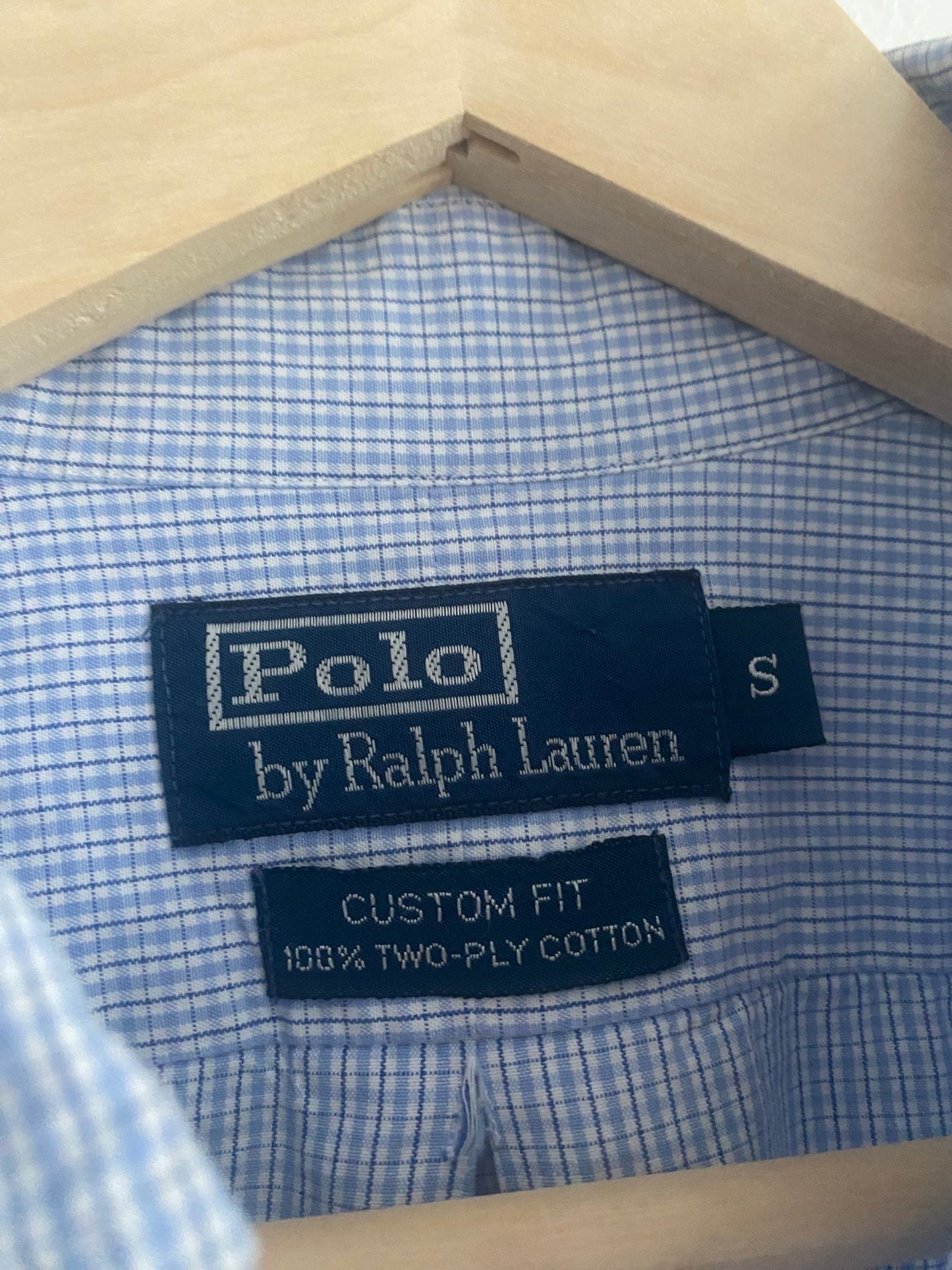 Cămașă Polo Ralph Lauren – Carouri Albastre, Mărime S - anbracaminte