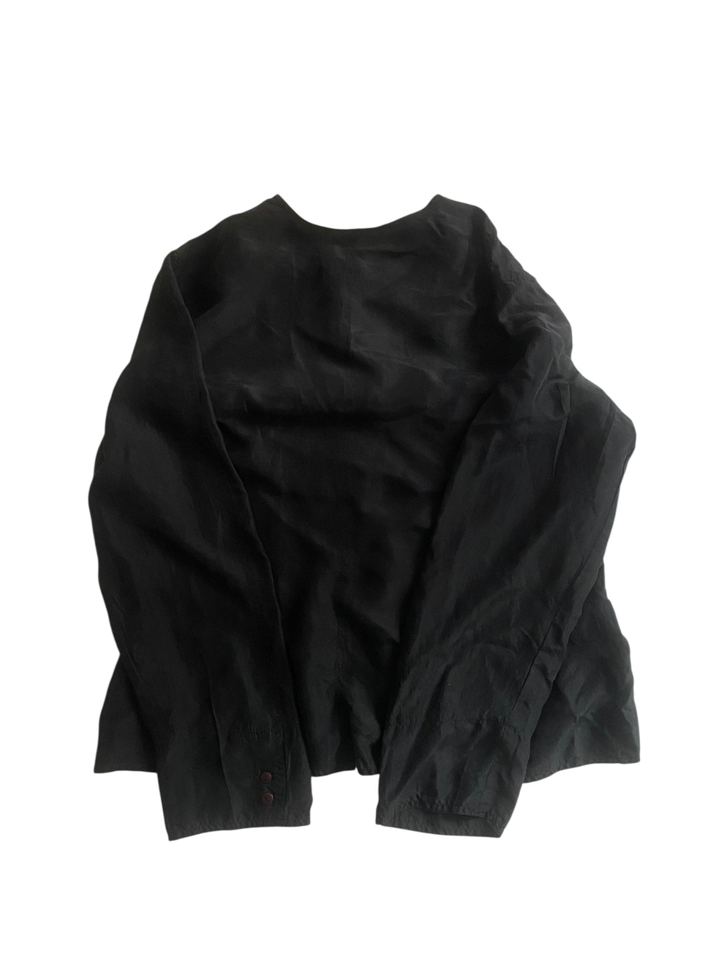 Cămașă Vintage Benetton 100% Mătase – Femei M - anbracaminte