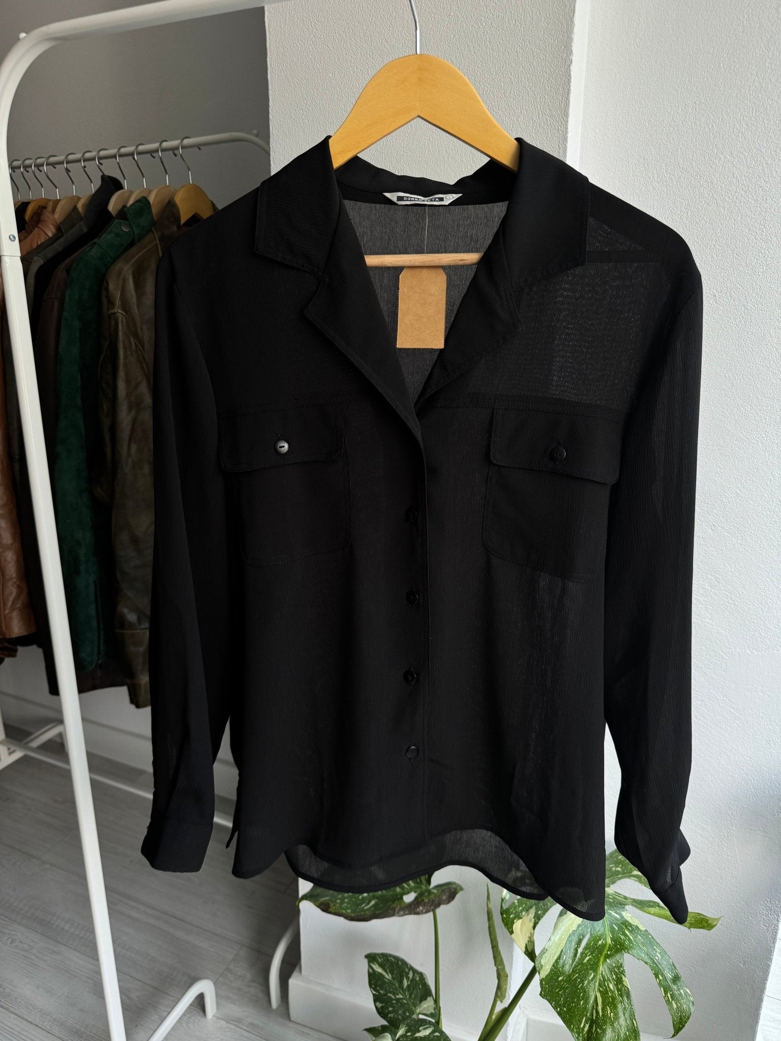 ✨ Cămașă Vintage Damă din Mătase – L – Made in Italy - anbracaminte