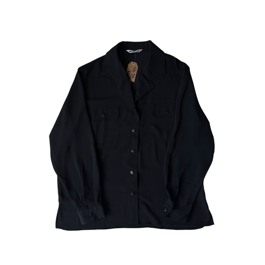 ✨ Cămașă Vintage Damă din Mătase – L – Made in Italy - anbracaminte