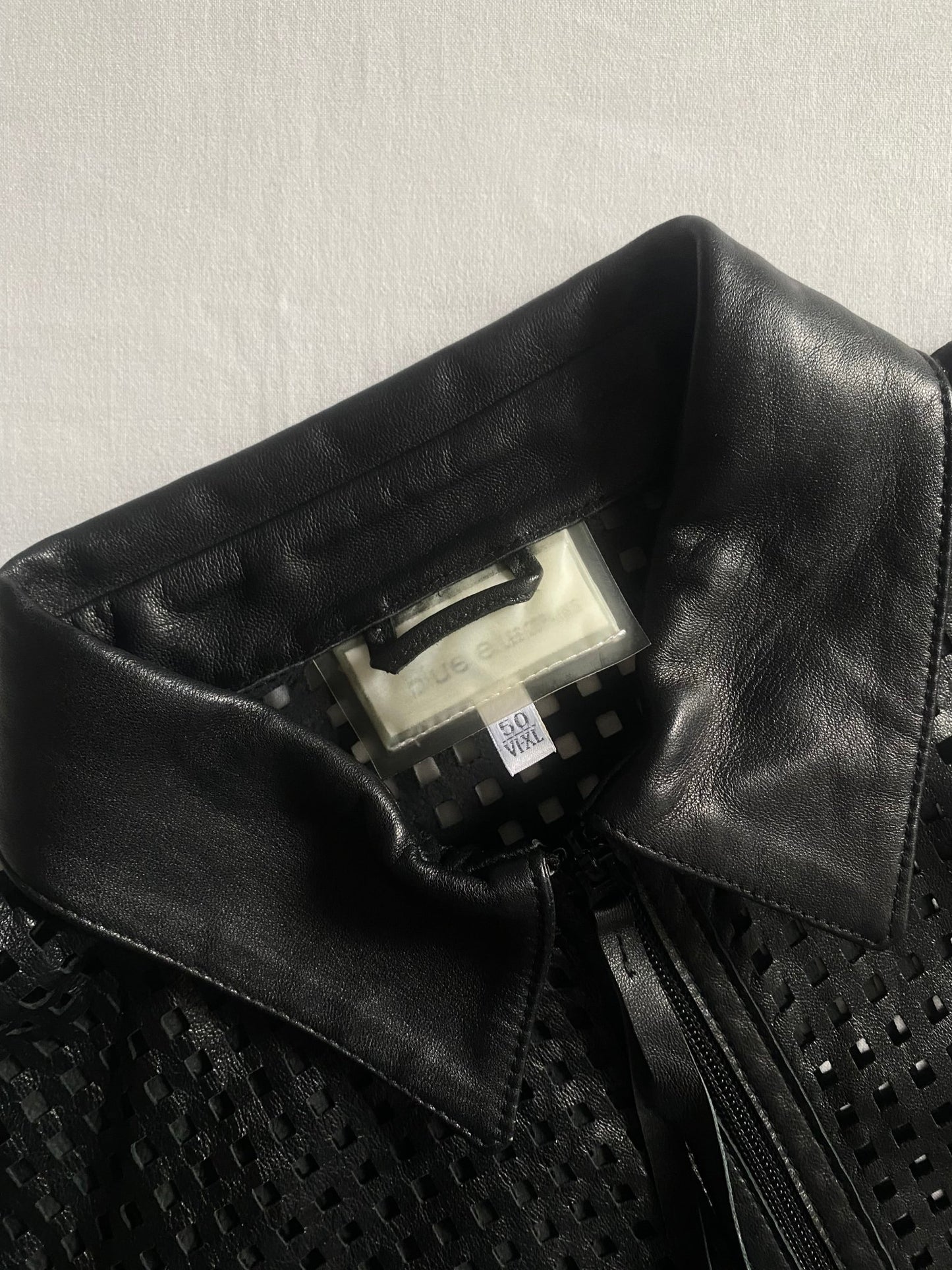 🖤 Cămașă Vintage din Piele Transparentă – Mărime L (Fit S/M) - anbracaminte