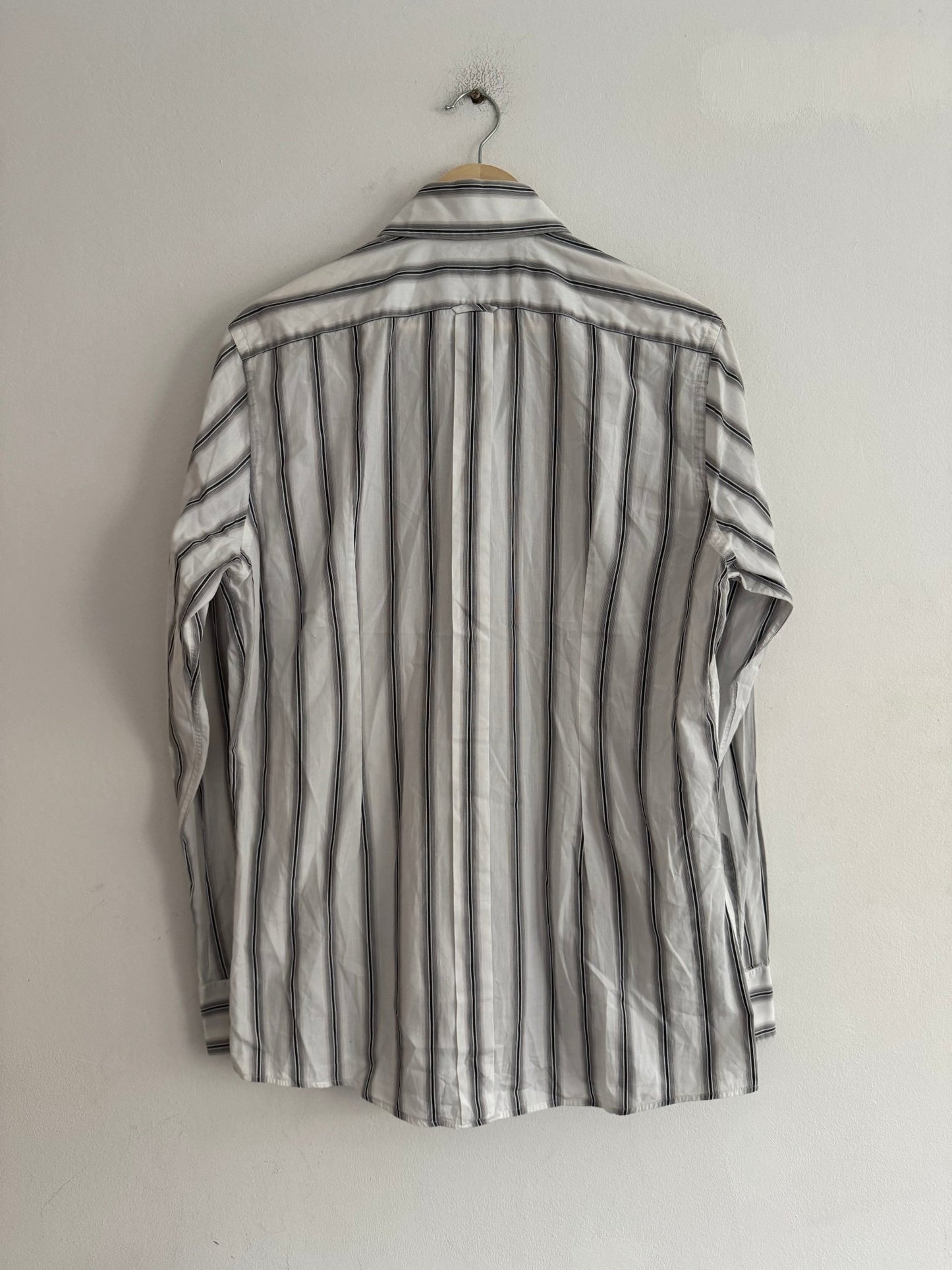 👔 Cămașă Vintage Dolce & Gabbana în Dungi – Bărbați | L | Made in Italy - anbracaminte
