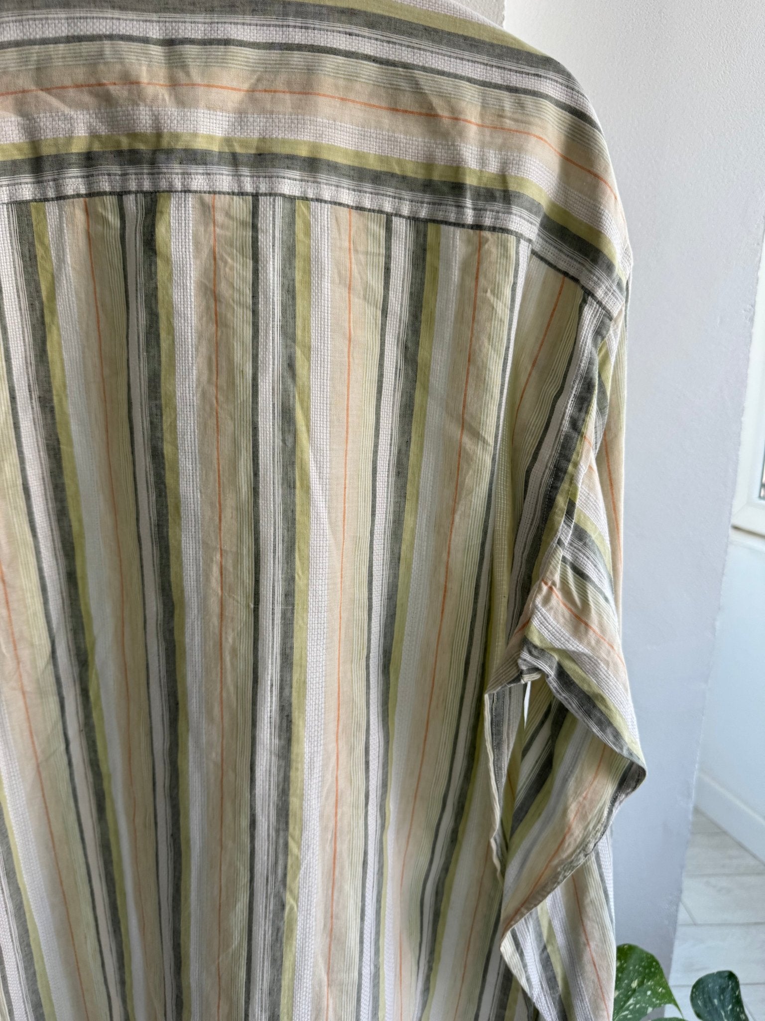 👔 Cămașă Vintage Ermenegildo Zegna cu Dungi Verticale – XL Bărbați - anbracaminte