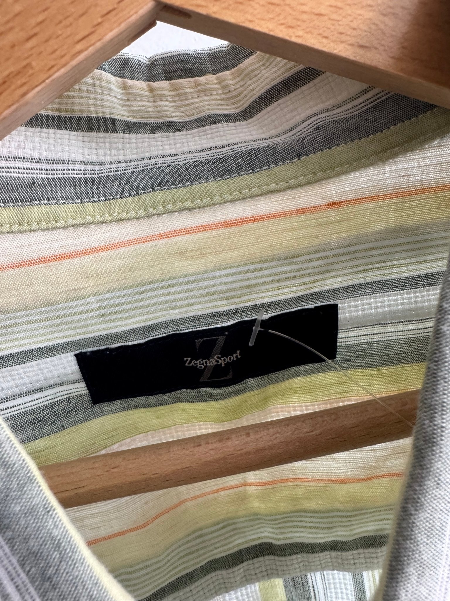 👔 Cămașă Vintage Ermenegildo Zegna cu Dungi Verticale – XL Bărbați - anbracaminte