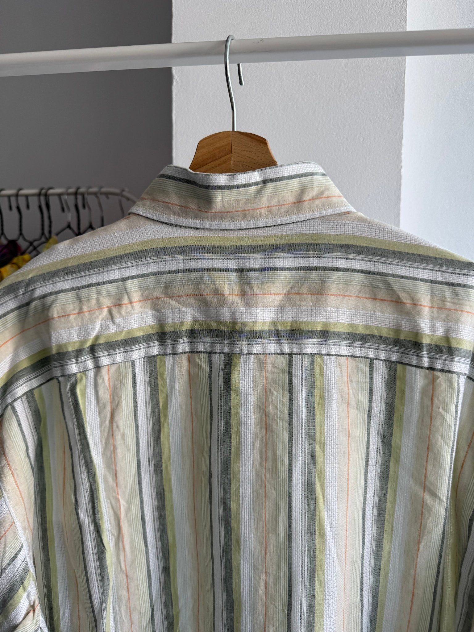 👔 Cămașă Vintage Ermenegildo Zegna cu Dungi Verticale – XL Bărbați - anbracaminte