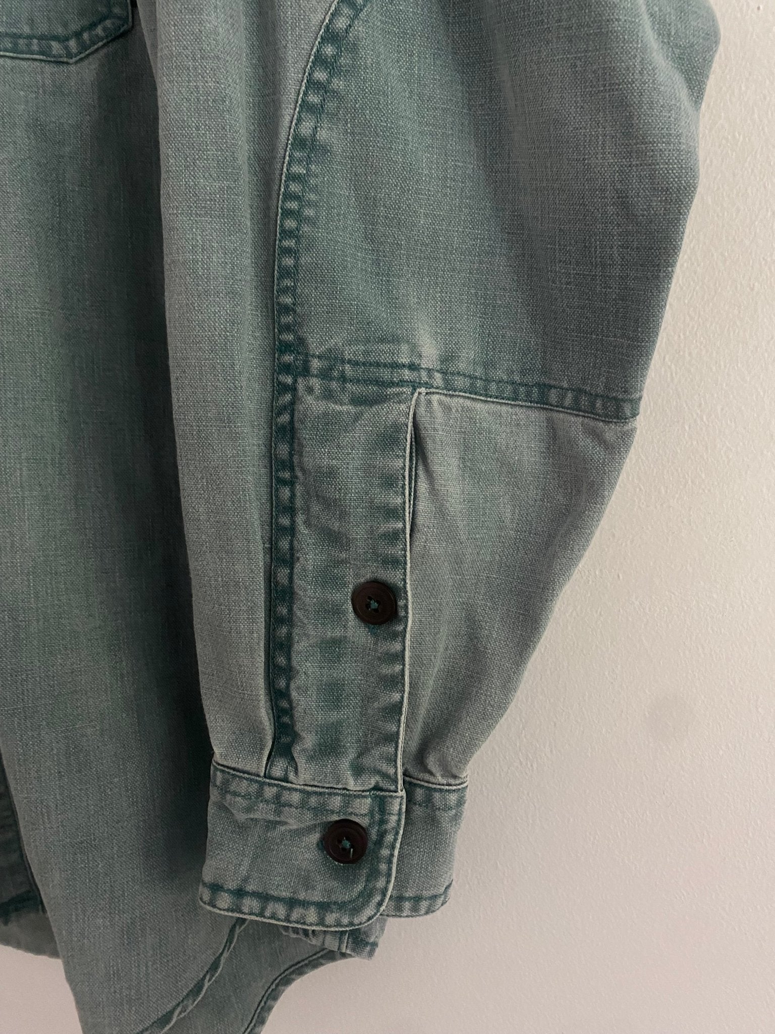 Cămașă Vintage Patagonia – Bumbac Heavy, Ocean Blue, Mărime M - anbracaminte