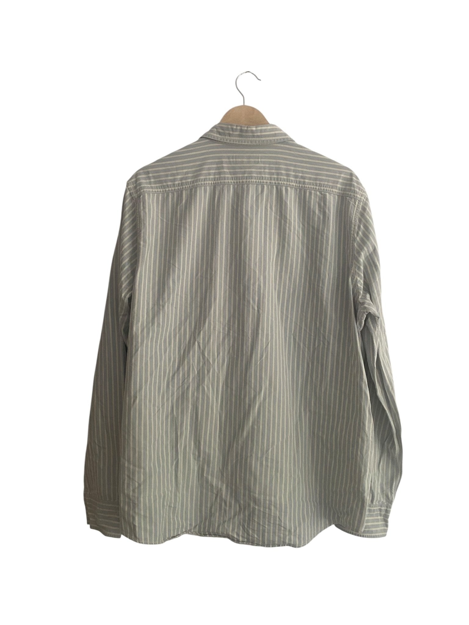 Cămașă Vintage Polo Jeans Ralph Lauren – Dungi Albastre, Mărime XL - anbracaminte