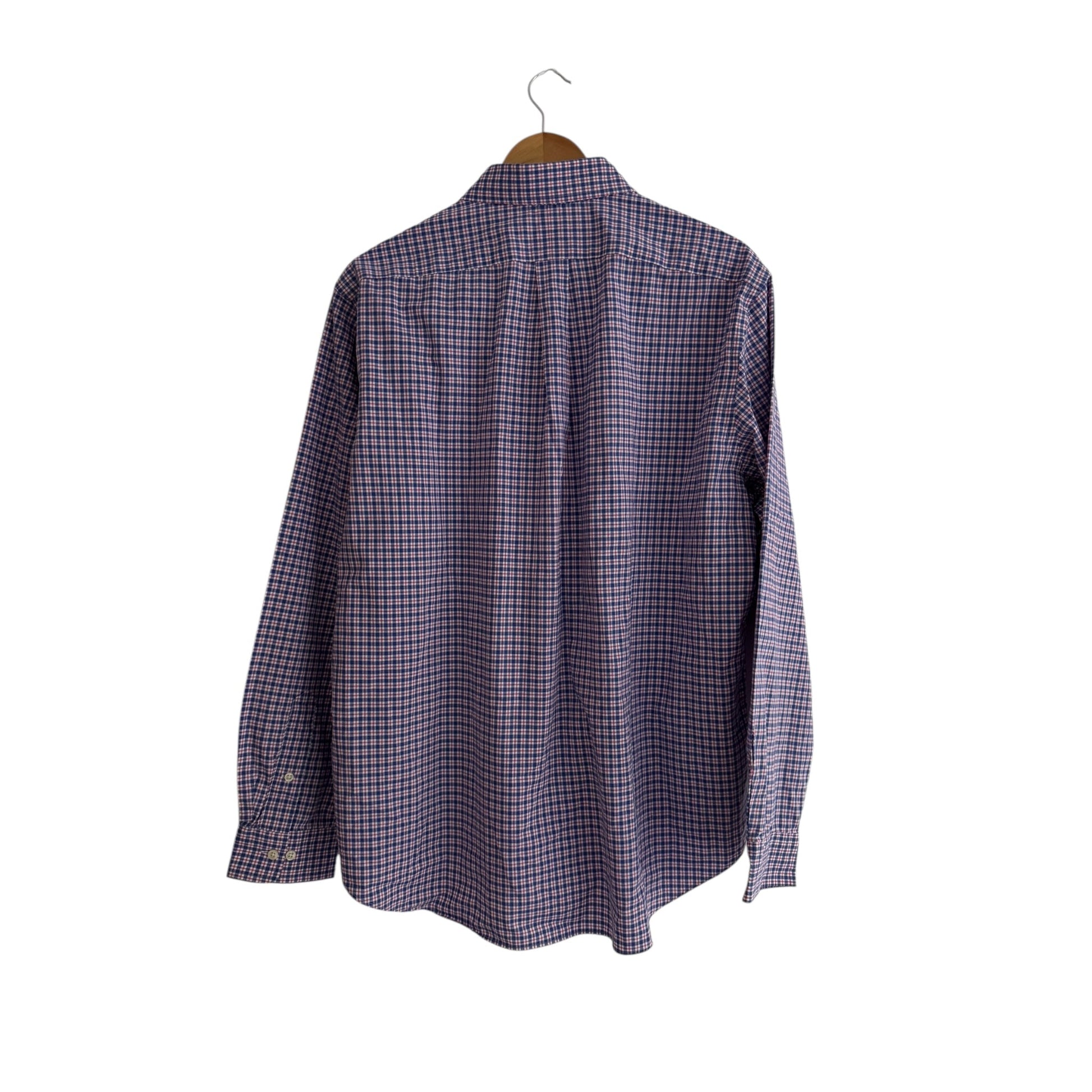 👕 Cămașă vintage Ralph Lauren / Carouri albastre și roșii (Mărime XL) - anbracaminte
