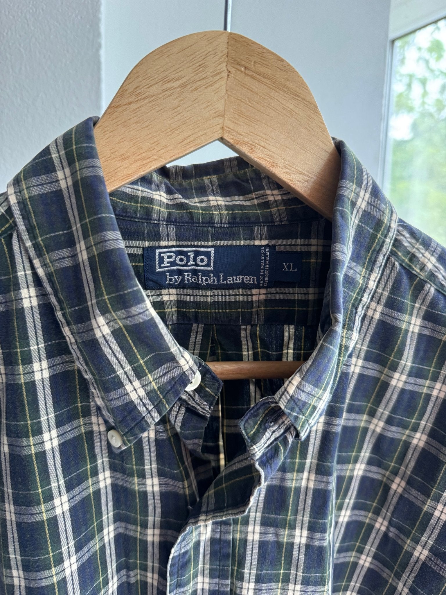 🐴 Cămașă Vintage Ralph Lauren în Carouri – XL - anbracaminte