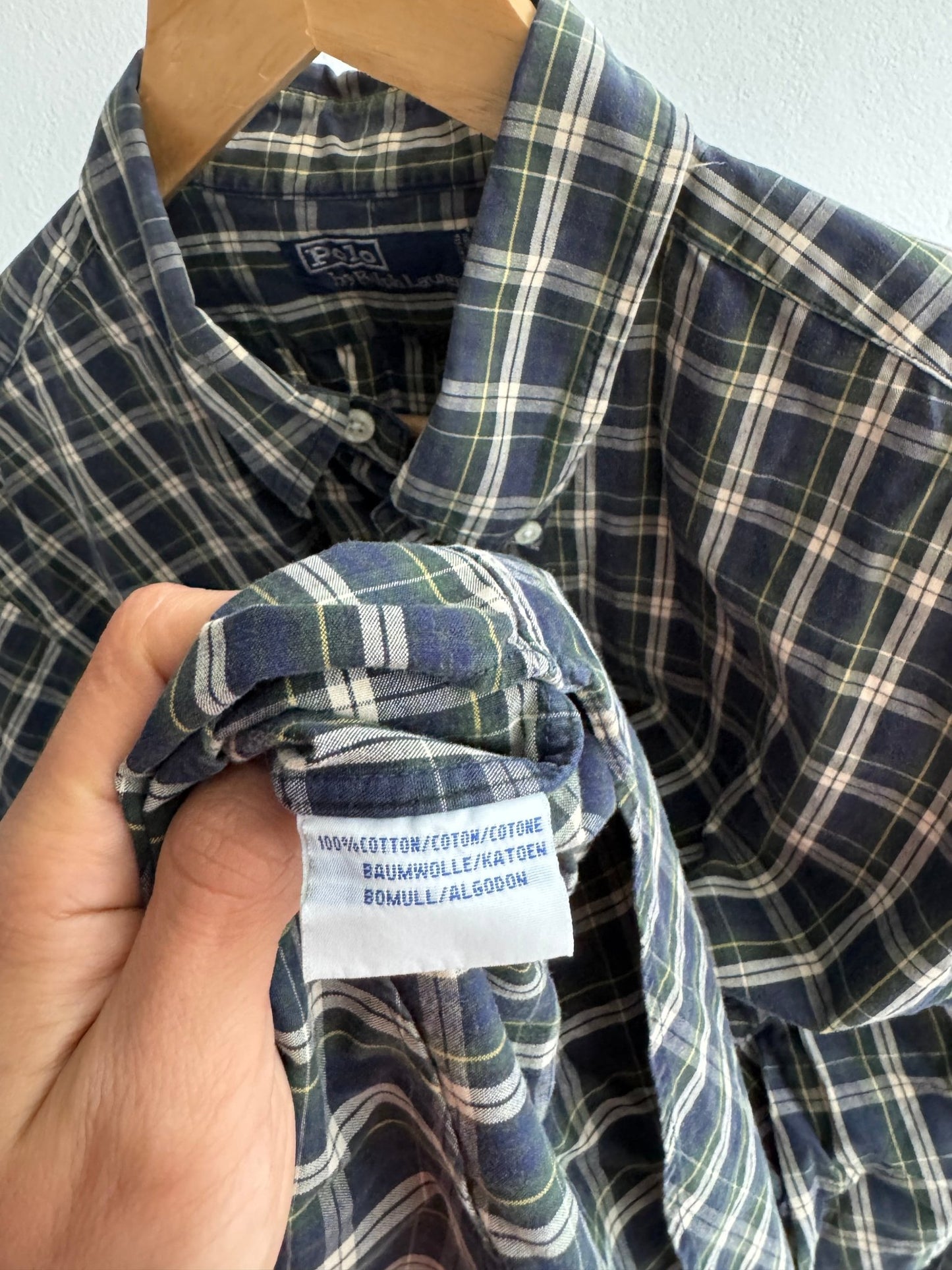 🐴 Cămașă Vintage Ralph Lauren în Carouri – XL - anbracaminte