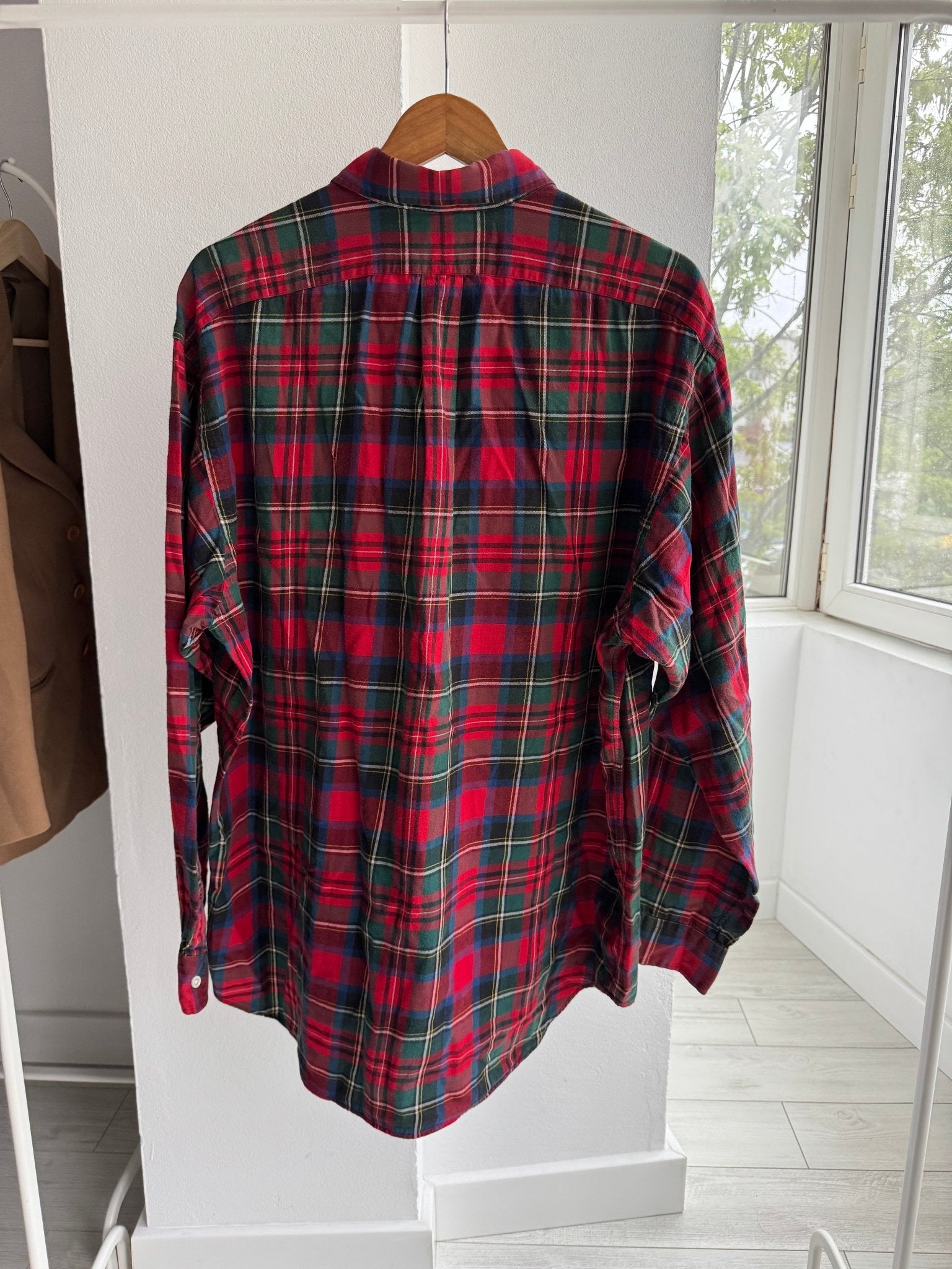 🐴 Cămașă Vintage Ralph Lauren în Carouri – XL - anbracaminte