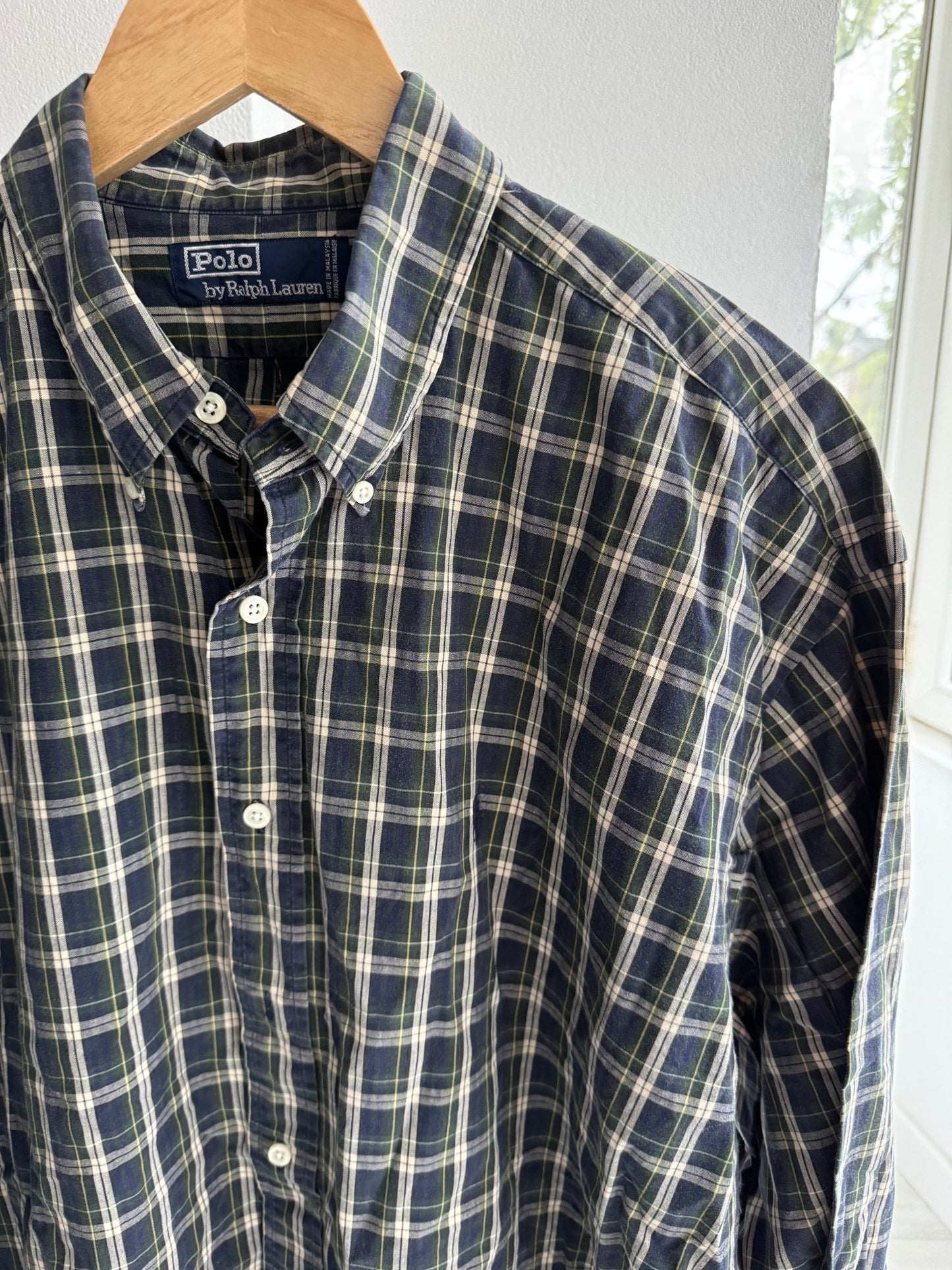 🐴 Cămașă Vintage Ralph Lauren în Carouri – XL - anbracaminte