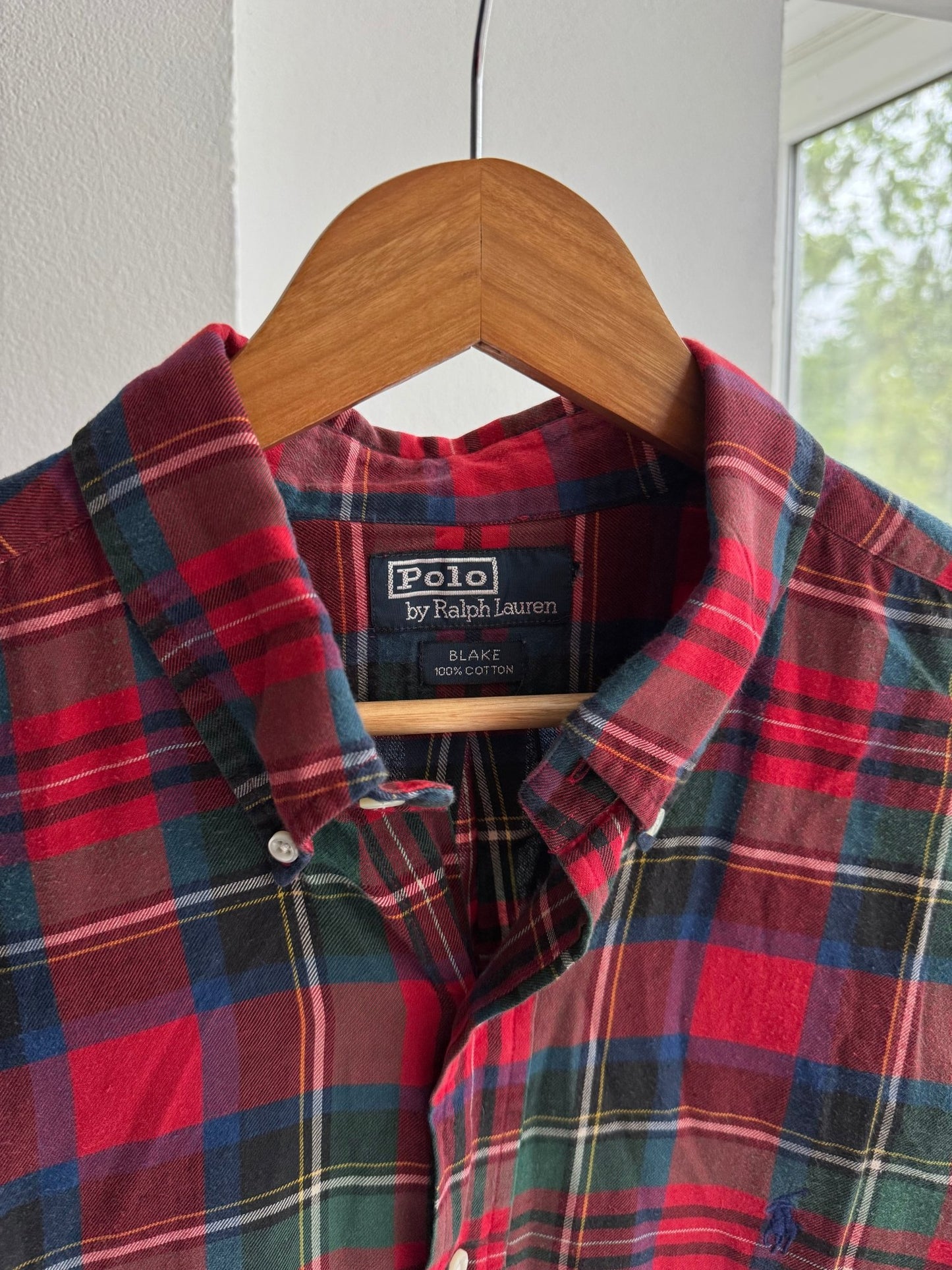🐴 Cămașă Vintage Ralph Lauren în Carouri – XL - anbracaminte