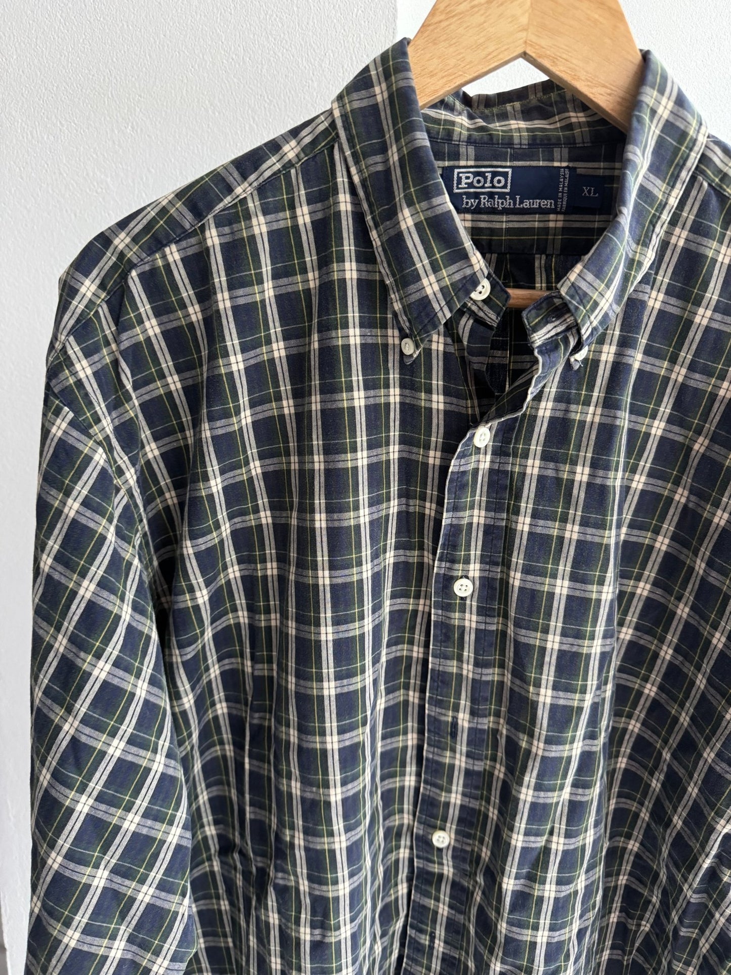 🐴 Cămașă Vintage Ralph Lauren în Carouri – XL - anbracaminte