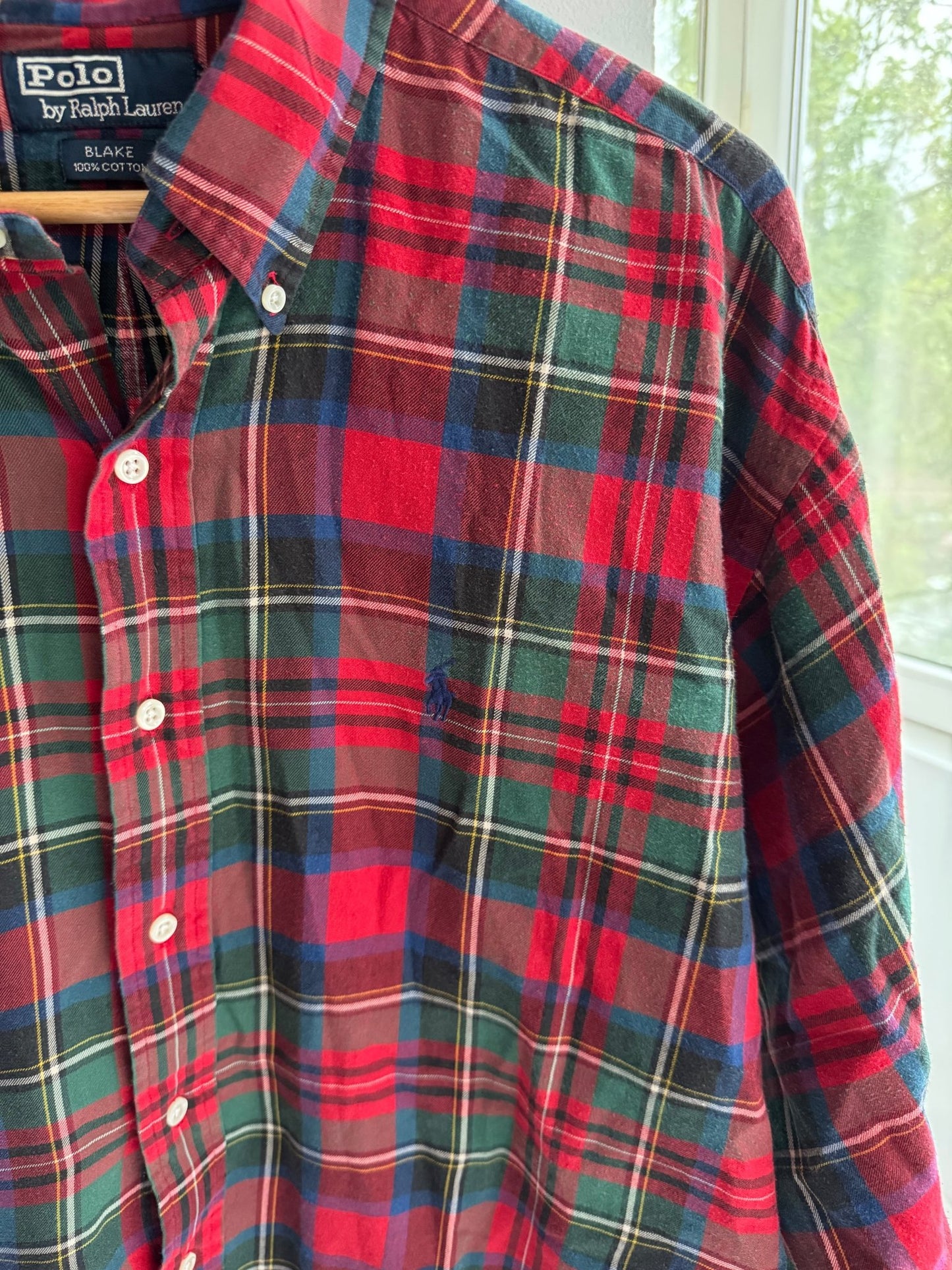 🐴 Cămașă Vintage Ralph Lauren în Carouri – XL - anbracaminte