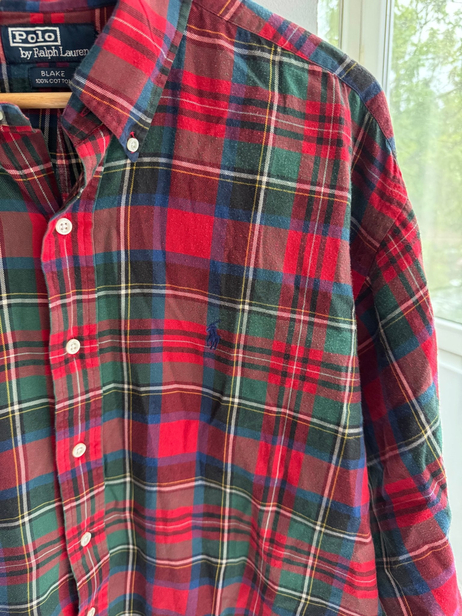 🐴 Cămașă Vintage Ralph Lauren în Carouri – XL - anbracaminte