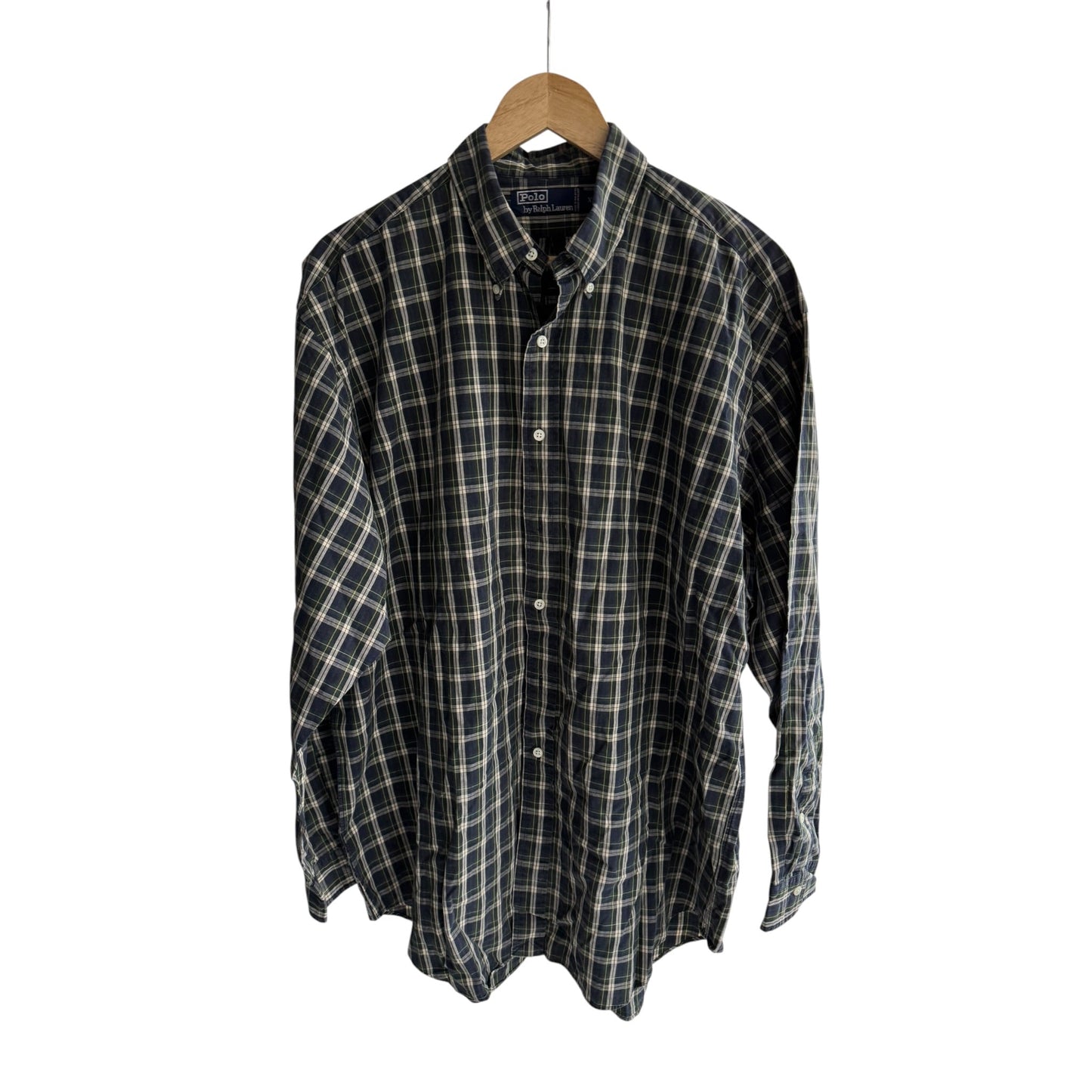 🐴 Cămașă Vintage Ralph Lauren în Carouri – XL - anbracaminte