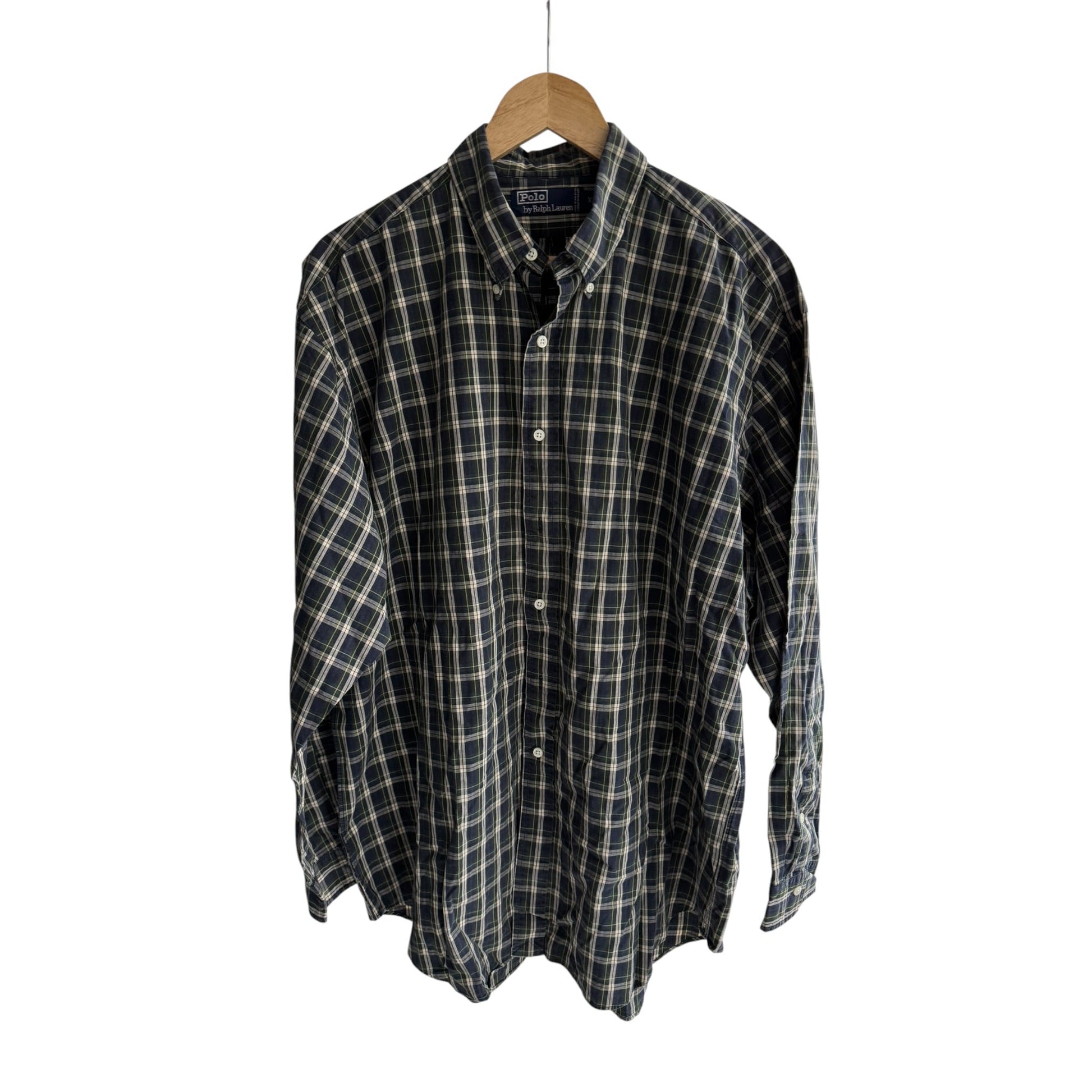 🐴 Cămașă Vintage Ralph Lauren în Carouri – XL - anbracaminte