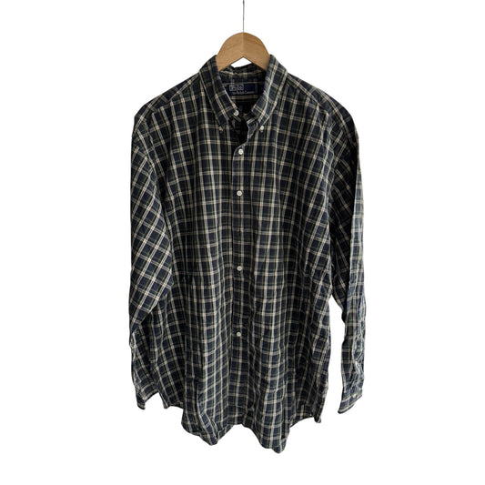 🐴 Cămașă Vintage Ralph Lauren în Carouri – XL - anbracaminte
