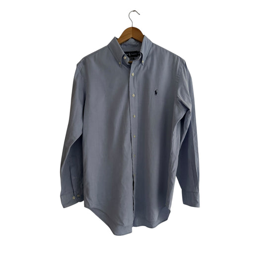 👕 Cămașă vintage Ralph Lauren / Light Blue (Mărime 15 1/2 - M Bărbați) - anbracaminte